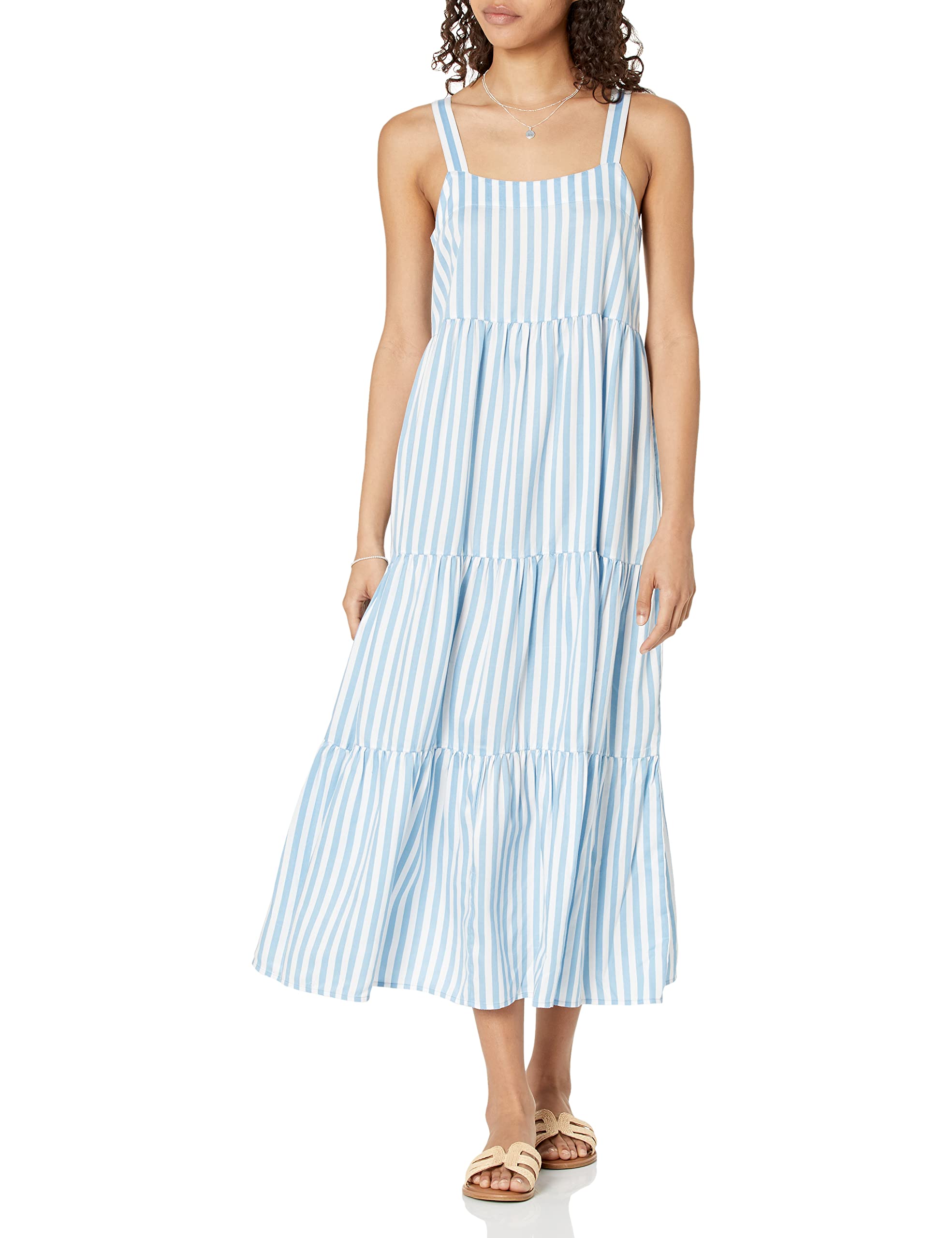 The Drop Women's Britt Tiered Maxi Tent Dress