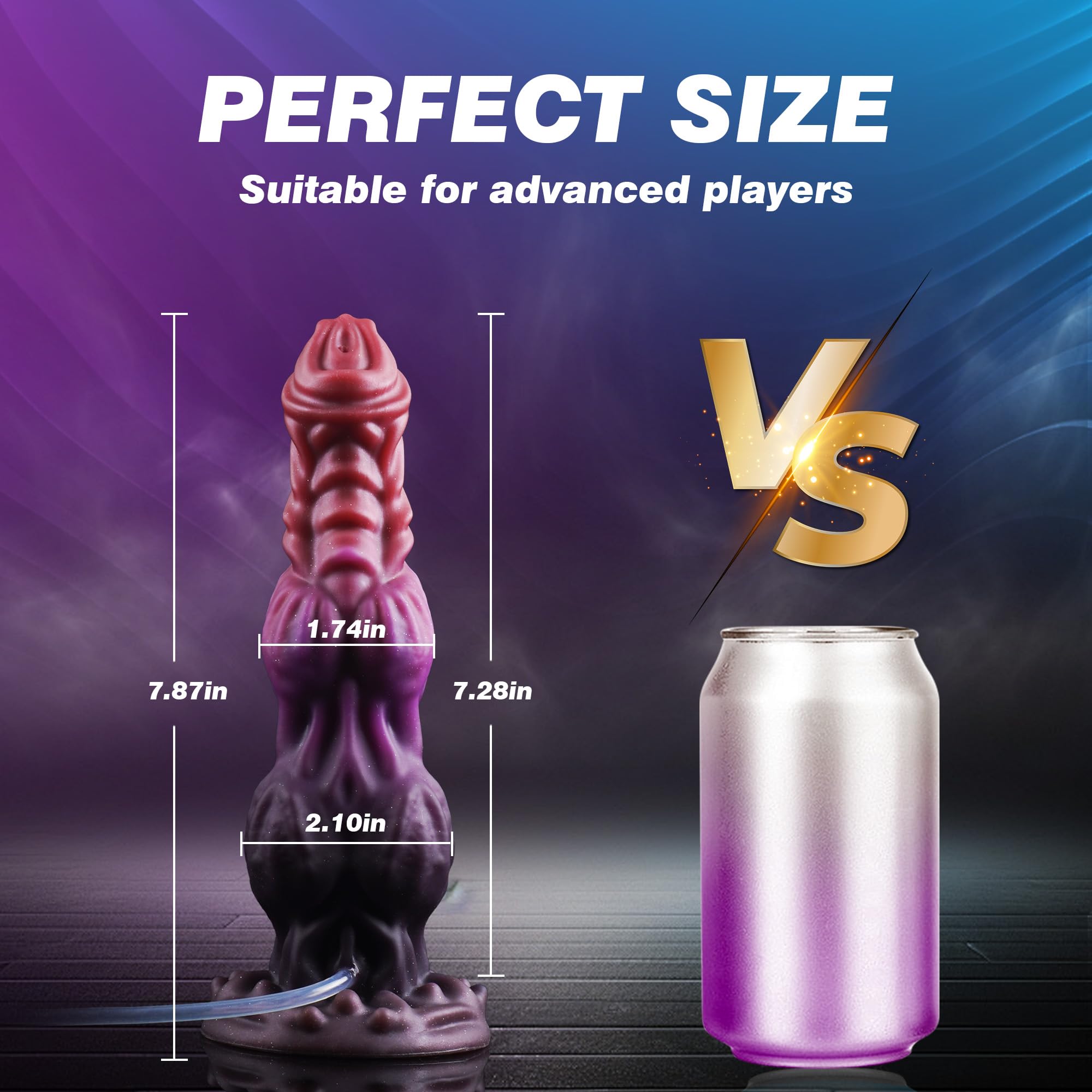 9.6" onster Dildo Squirting Fantasy Dildo Dragon Horse Dildo with 2 Big Knots, Dog Dildo Knotted Ejaculating Toy with Strong Suction Cup, Big Anal Dildo Silicone Huge Dildo, Adult Toys for Women Men: S