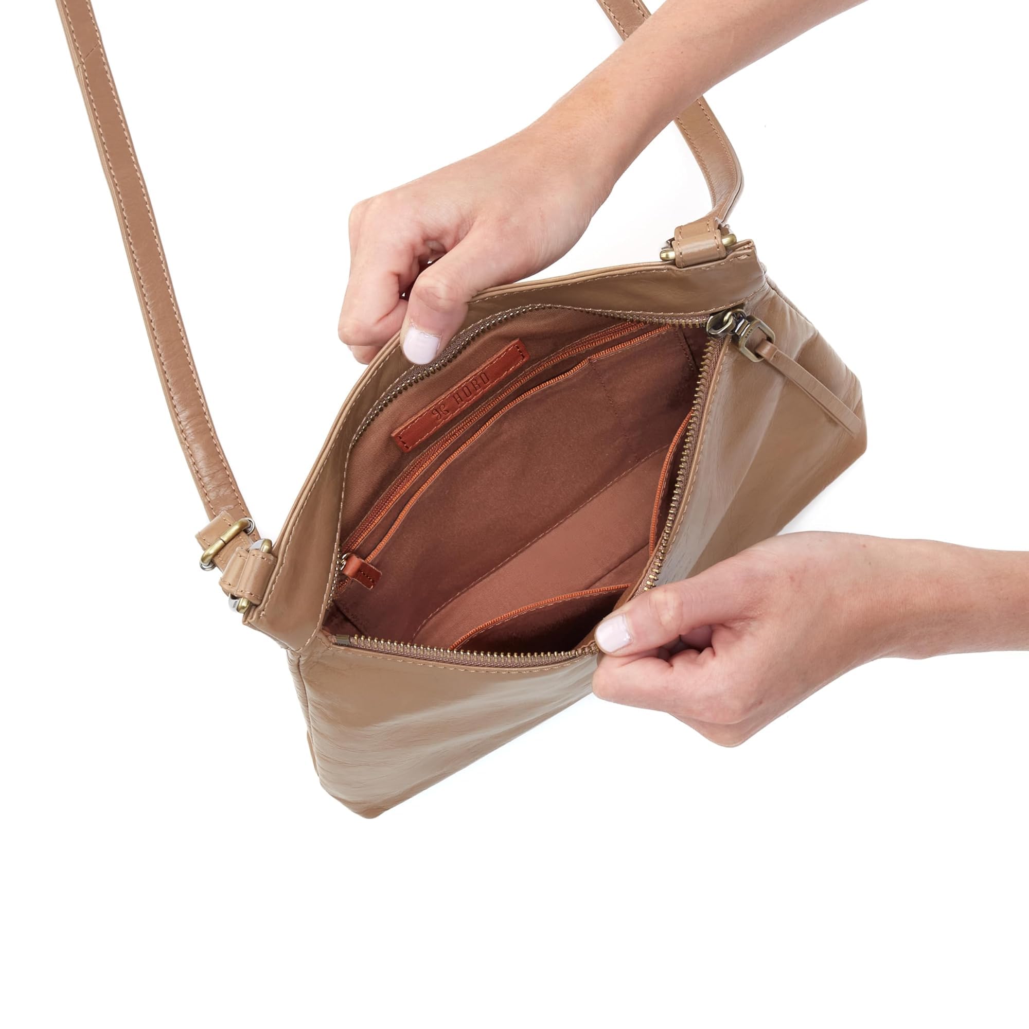 HOBO Cambel Leather Crossbody Bag for Women