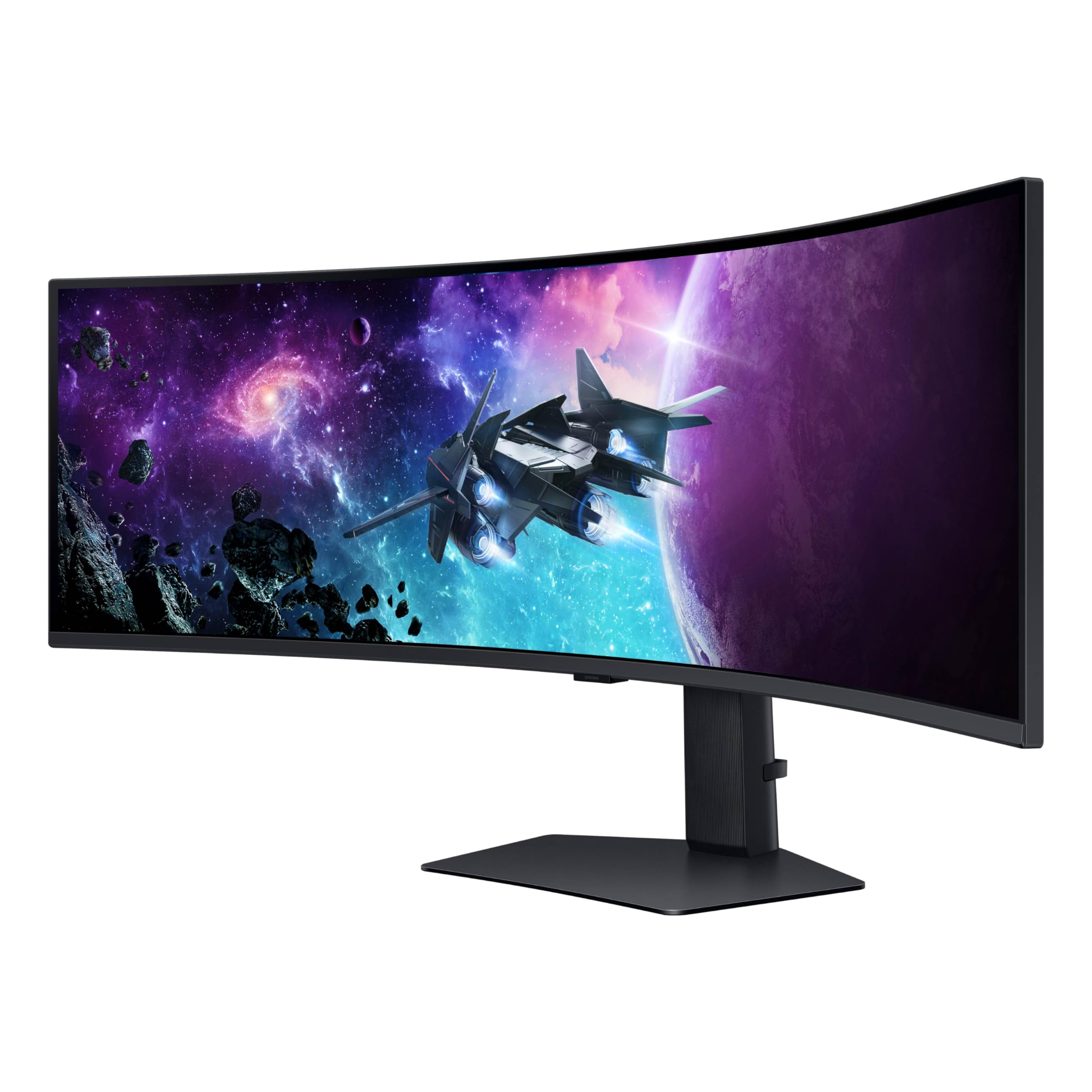 SAMSUNG 49" Odyssey G9 Series 1000R Curved Gaming Monitor LS49CG954ENXZA, DQHD, 1ms(GtG), VESA DisplayHDR 1000, 240Hz, AMD FreeSync Premium Pro, Height Adjustable Stand, Ultrawide Screen, 2024: DP Cable