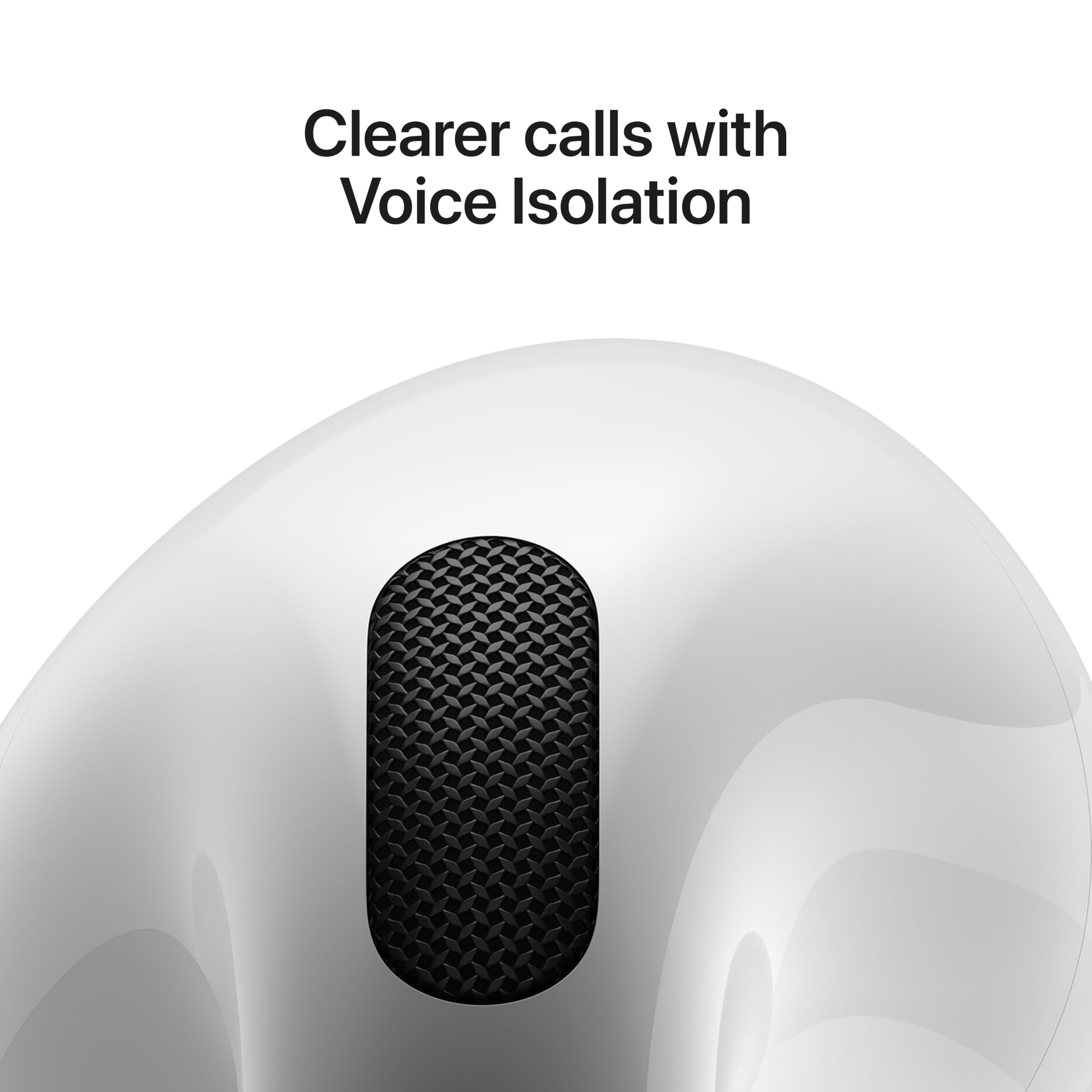 Apple AirPods 4 Wireless Earbuds, Bluetooth Headphones, Personalized Spatial Audio, Sweat and Water Resistant, USB-C Charging Case, H2 Chip, Up to 30 Hours of Battery Life, Effortless Setup for iPhone: Without Active Noise Cancellation Without AppleCare+