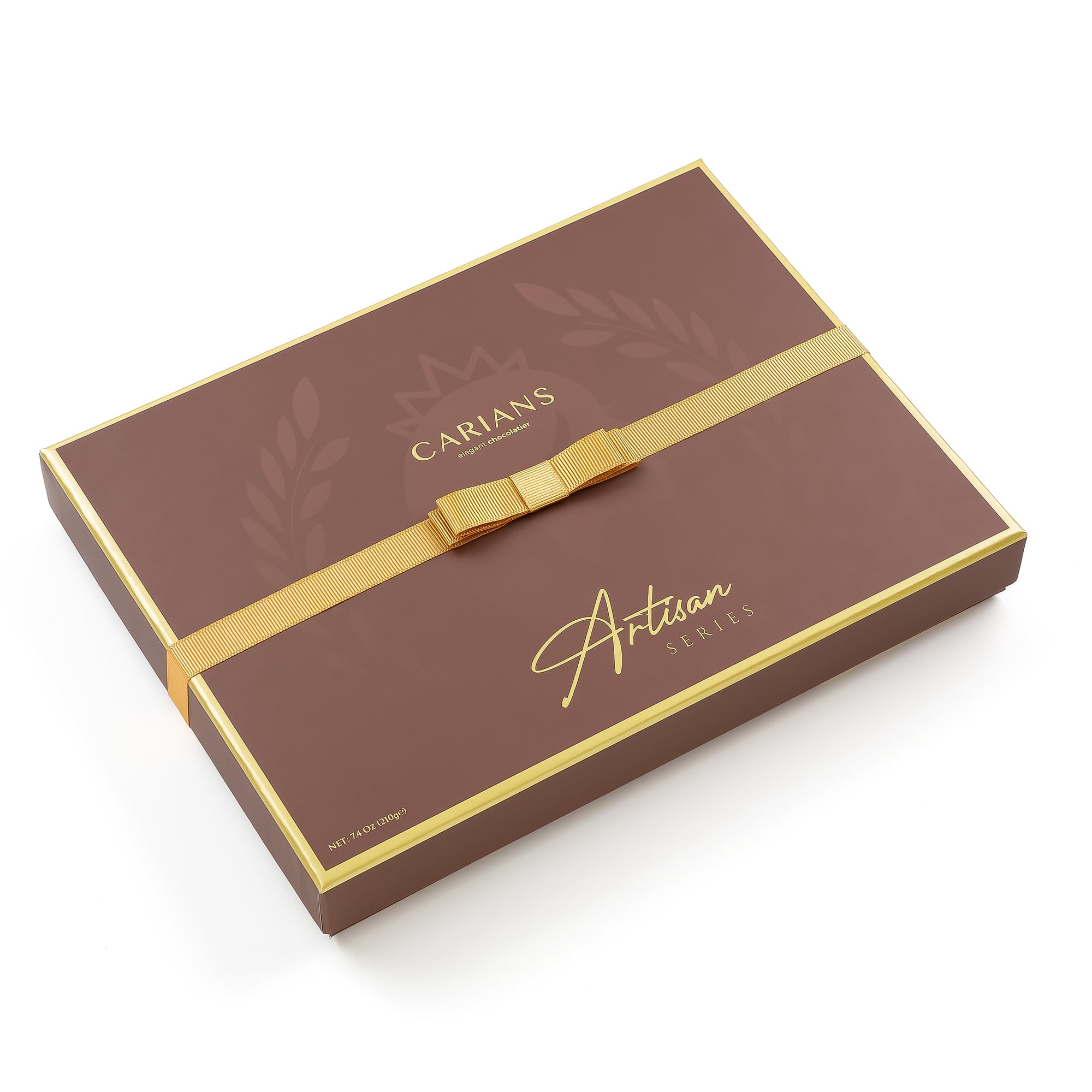 CARIANS Chocolate Gift Box, Assorted Luxury Premium Pralines Gourmet Chocolate Gift Basket, Dark, Milk & Truffles, Box of Candy: Brown Box