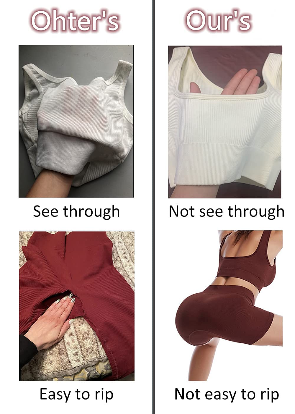 niyokki Workout Sets for Women Seamless Crop Tops Leggings Matching 2 Pieces Outfits Two Piece Yoga Workout Outfits: niyokki Workout Sets for Women Seamless Crop Tops Leggings Matching 2 Pieces Outfits Two Piece Yoga Workout Outfits