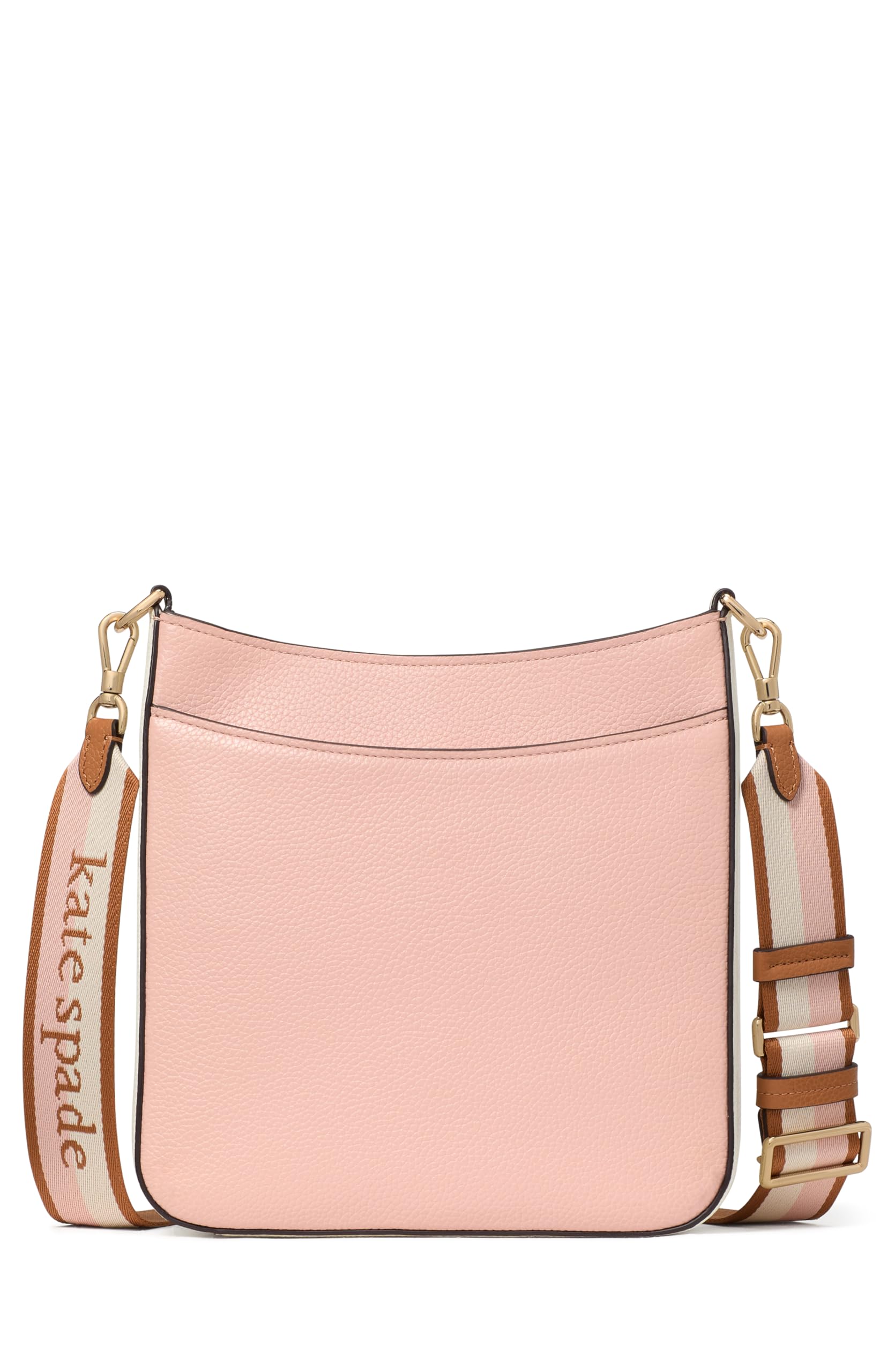 kate spade new york Hudson Pebbled Leather Large Messenger Crossbody