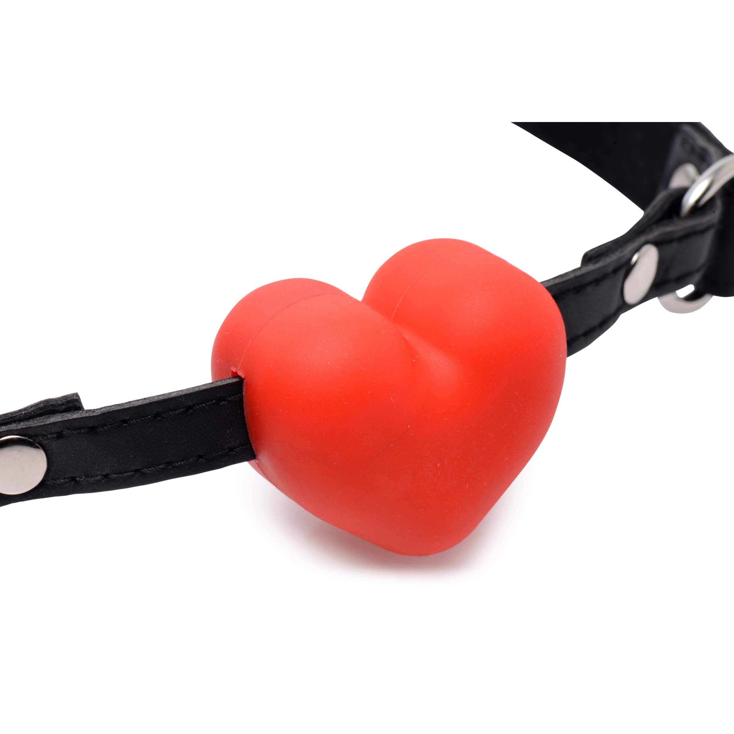 Frisky Heart Beat Silicone Heart Shaped Mouth Gag: Frisky Heart Beat Silicone Heart Shaped Mouth Gag
