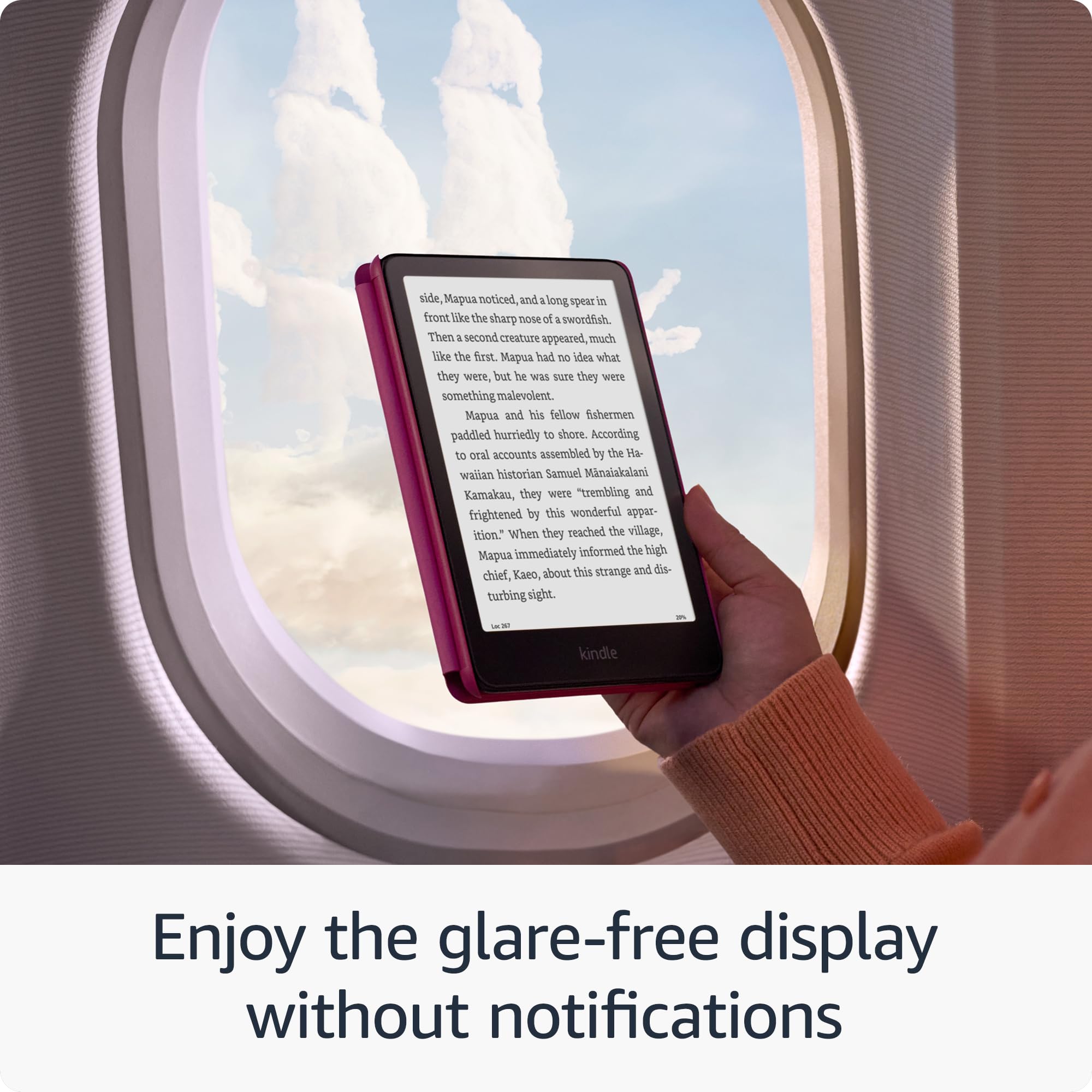 Amazon Kindle Paperwhite 16GB (newest model) – Our fastest Kindle ever, with new 7" glare-free display and weeks of battery life – Black