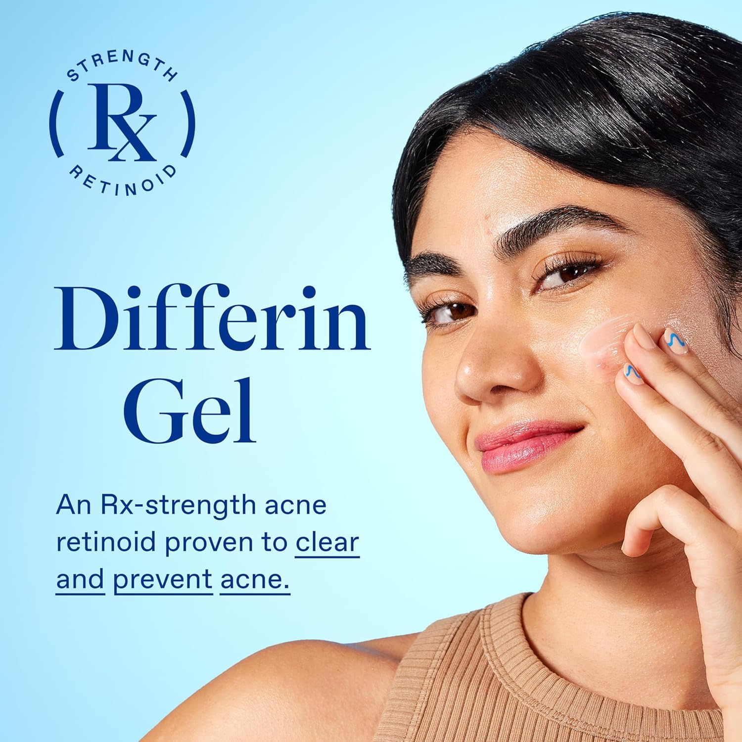 Differin Acne Treatment Gel, 180 Day Supply, Retinoid Treatment for Face with 0.1% Adapalene, Gentle Skin Care for Acne Prone Sensitive Skin, 45g , Pack of 2 (Packaging May Vary): Tube