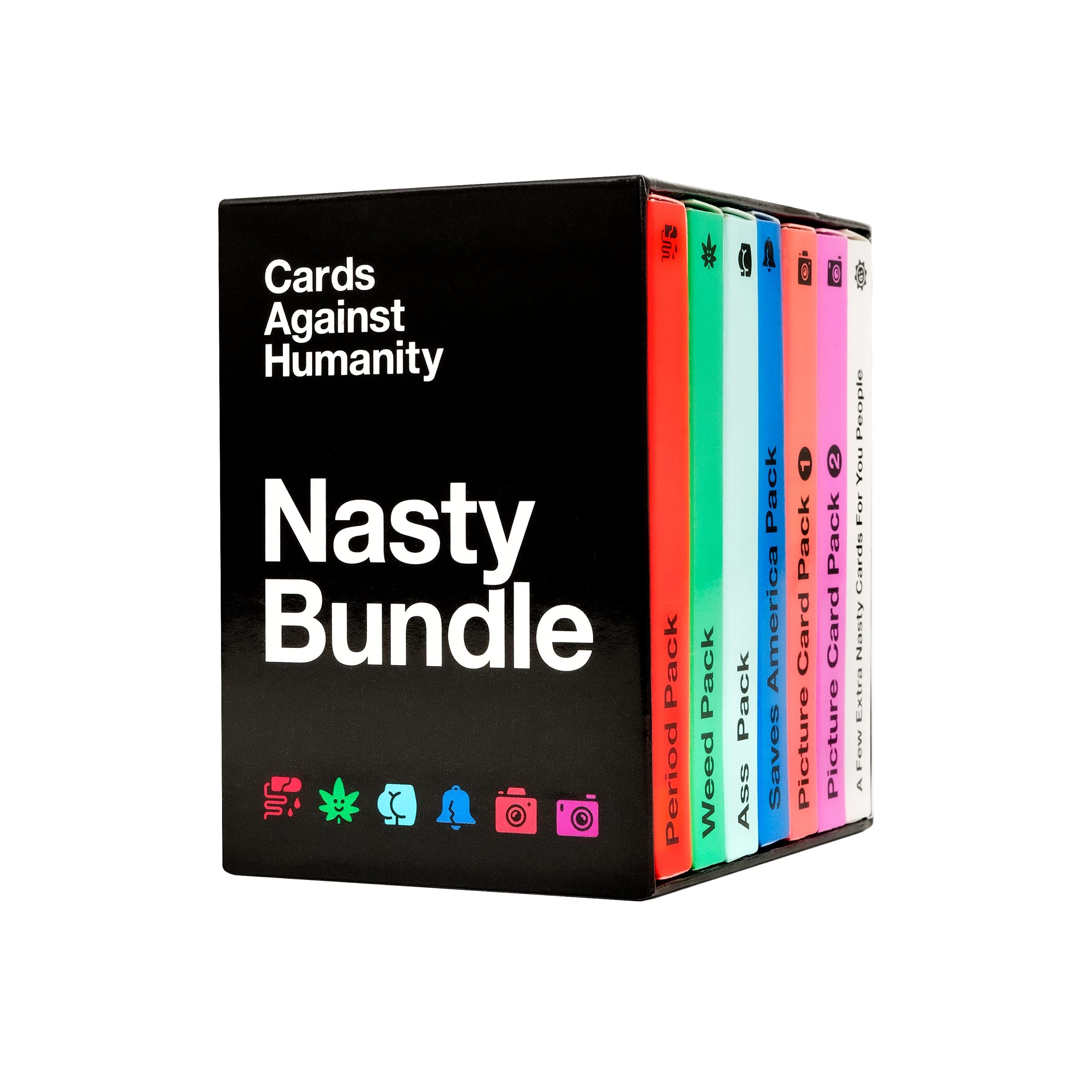 Cards Against Humanity: Nasty Bundle • 6 Nasty Themed Packs + 10 All-New Cards - Image 1