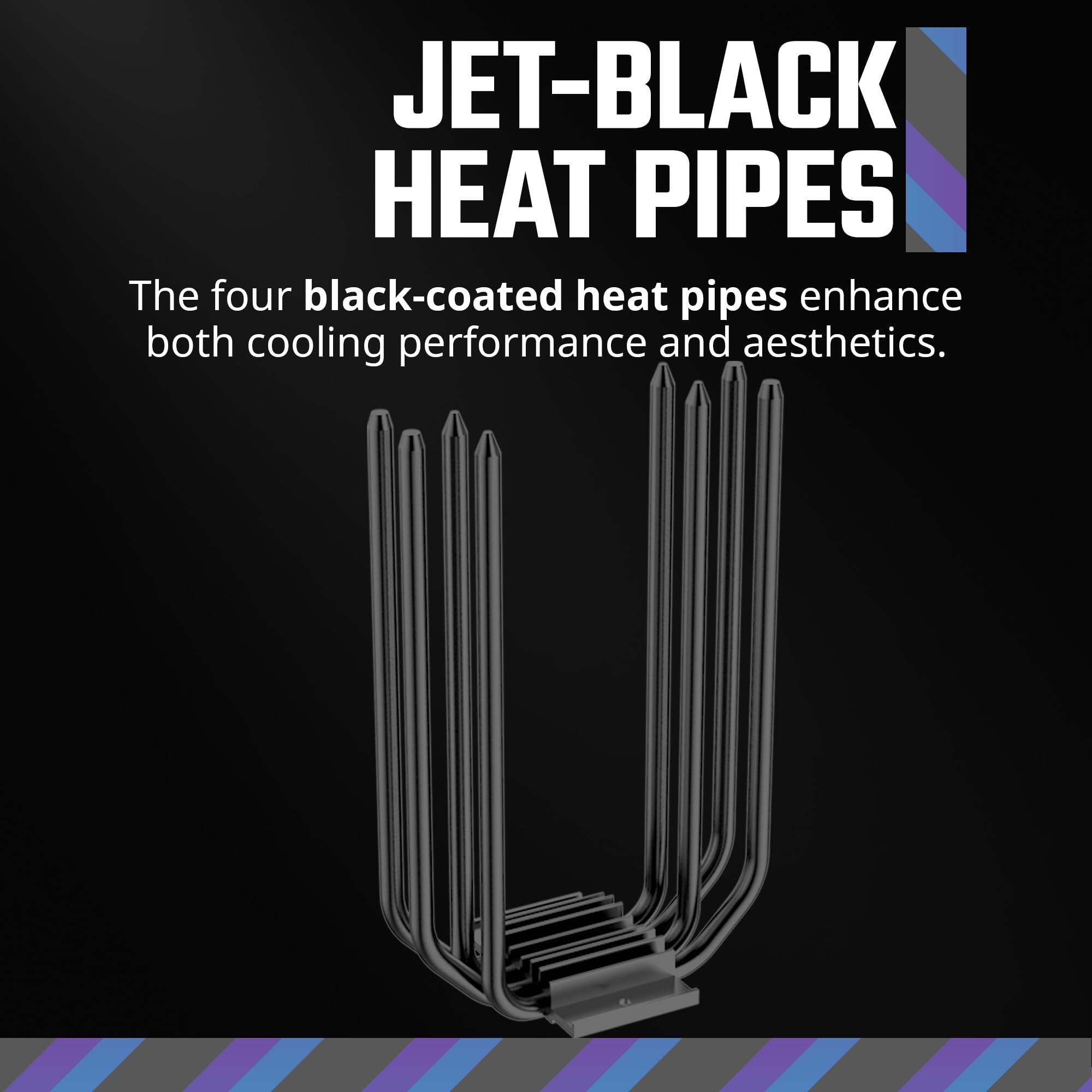 Cooler Master Hyper  CPU Air Cooler, SickleFlow 120 Edge PWM Fan, Aluminum Top Cover, 4 Copper Heat Pipes, 152mm Tall, AMD Ryzen AM5/AM4, Intel LGA 1851/1700/1200 Brackets thumbnail 10