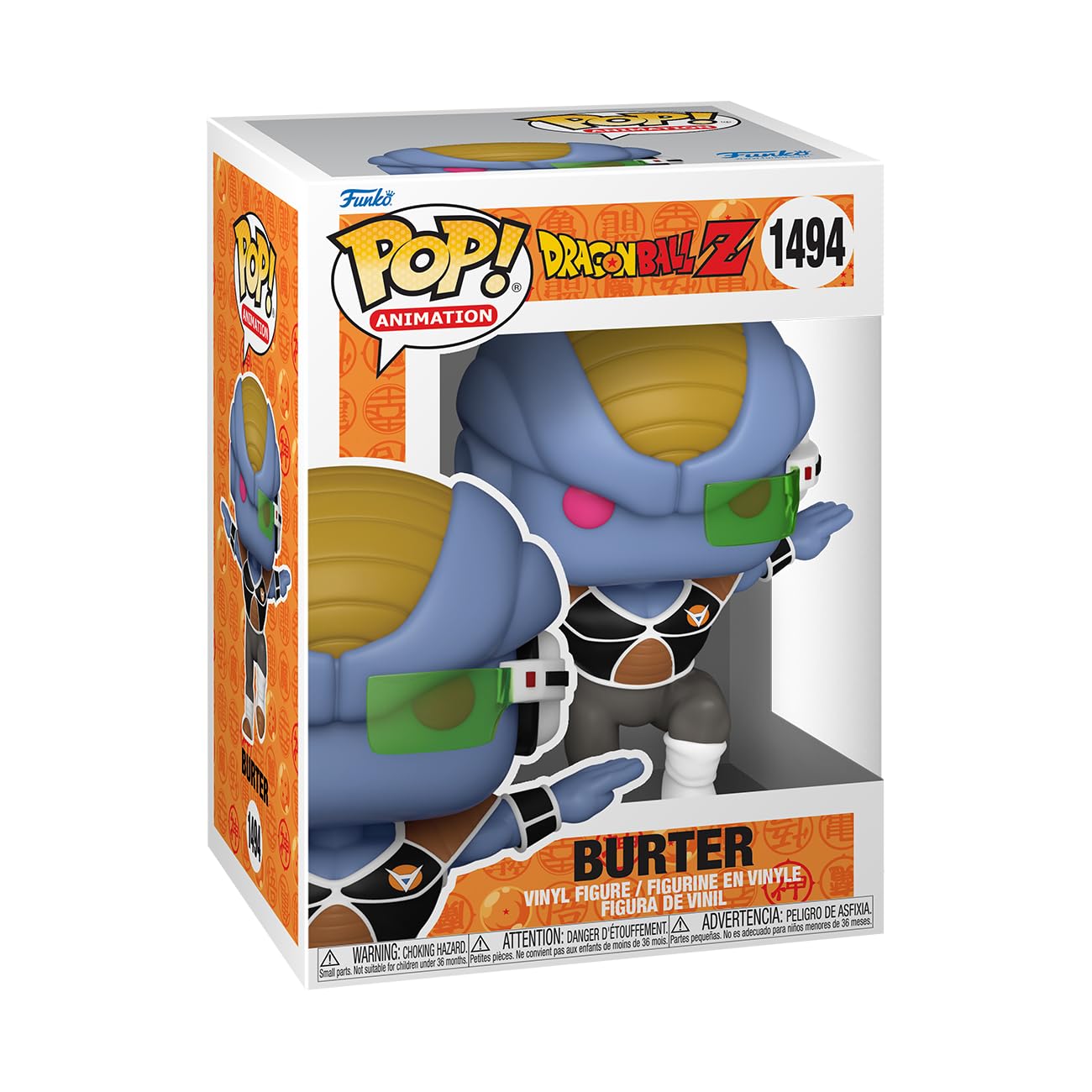Funko POP! Animation: Dragon Ball Z - Burter - Collectable Vinyl Figure - Gift Idea - Official Merchandise - for Kids & Adults - Anime Fans - Model Figure for Collectors and Display thumbnail 1