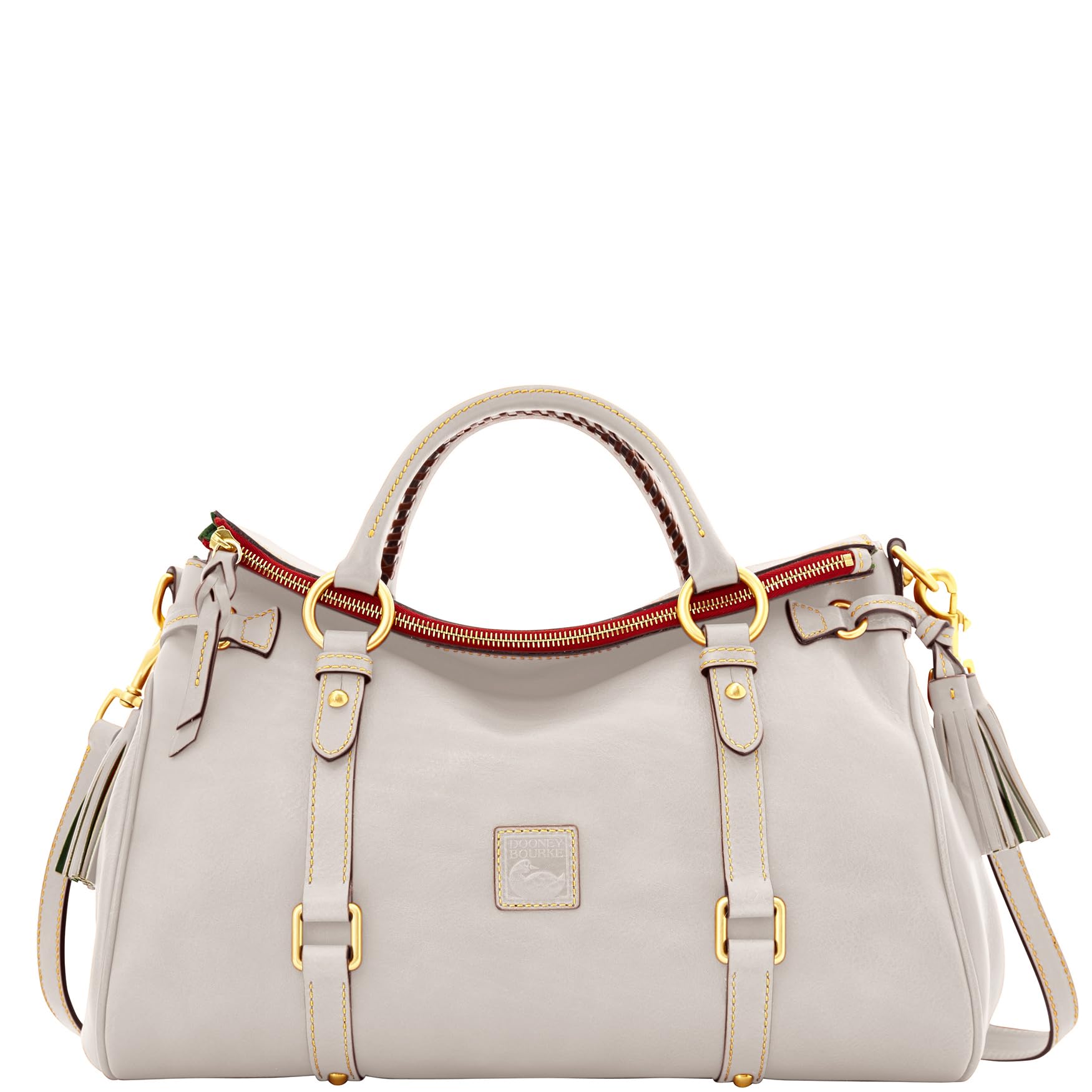 Dooney & Bourke Satchel Bags for Women, Large Florentine Satchel Handbag with Optional Crossbody Bag Strap thumbnail 1