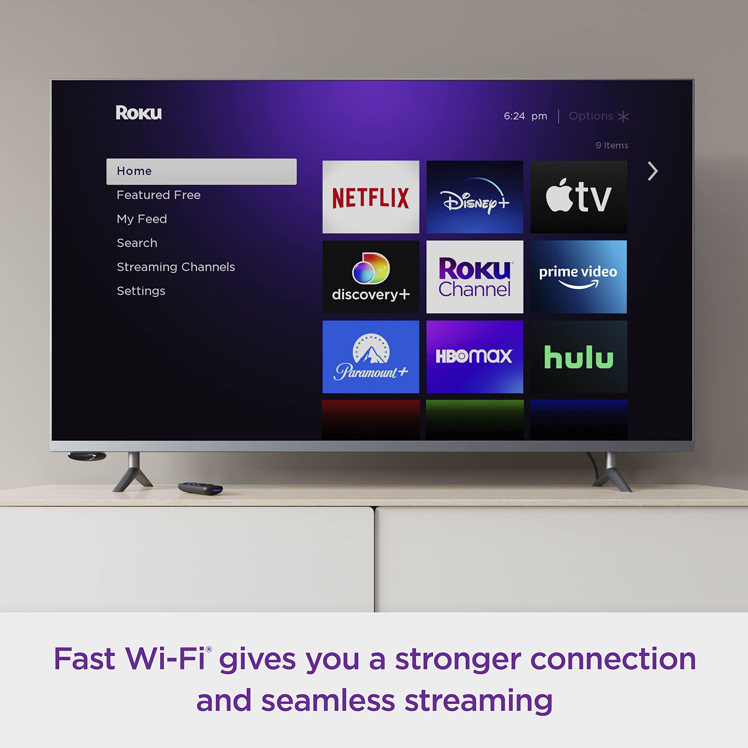 Roku Express 4K+ | Roku Streaming Device 4K/HDR with Voice Remote, Free & Live TV: NEW Roku Express 4K +