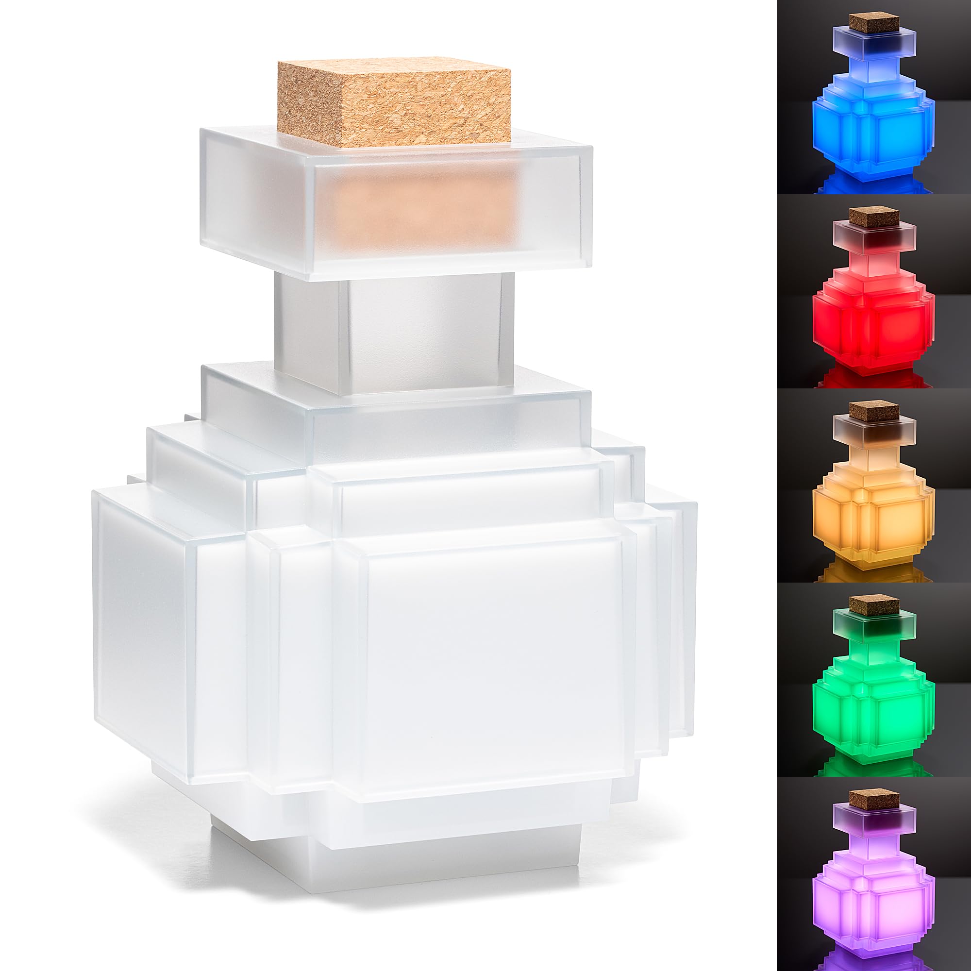 The Noble Collection Minecraft Potion Bottle LED Color Changing