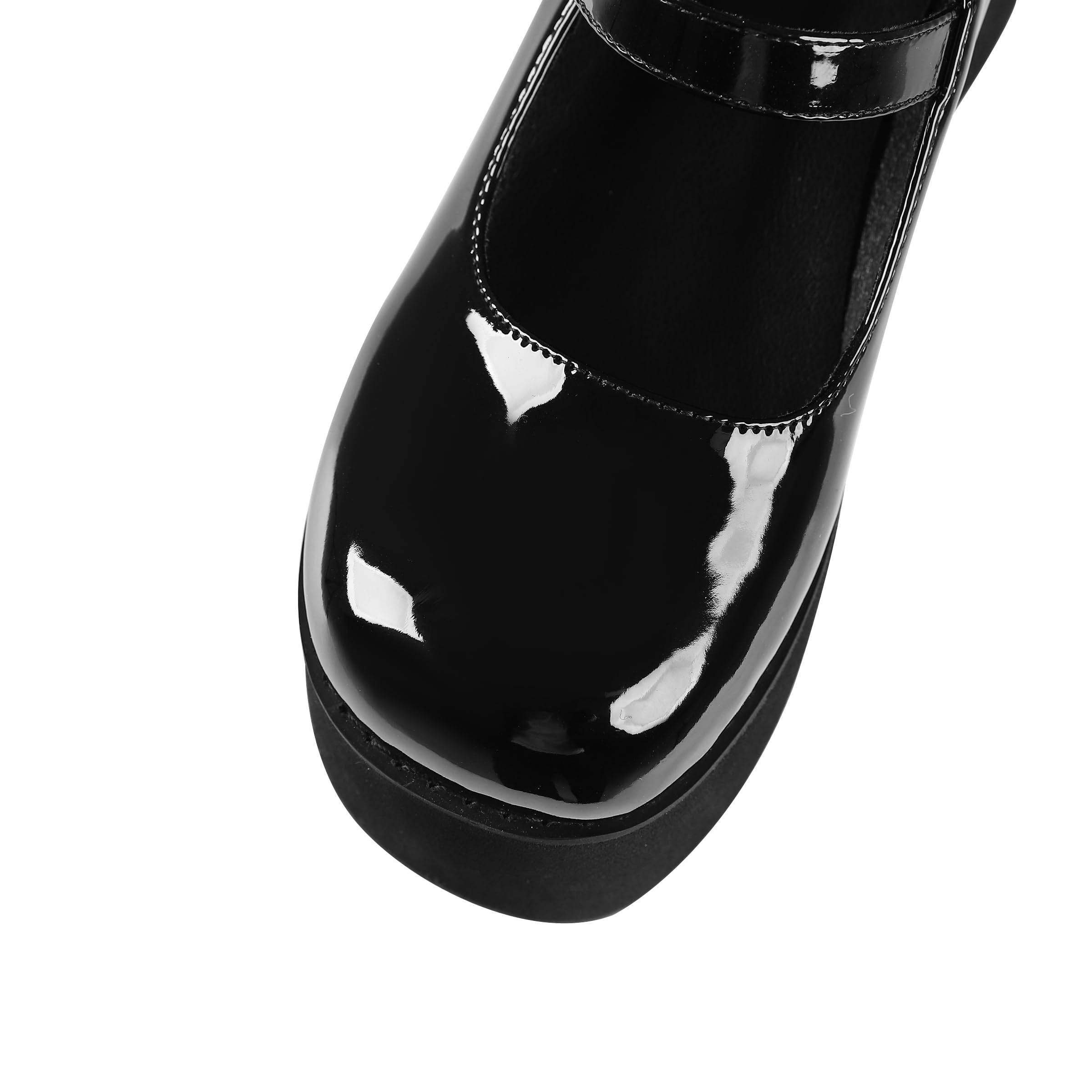 CELNEPHO Mary Jane Shoes Women Cute Ankle Strap Platform Wedge High Heel Pumps Gothic Party Dress Shoes for Women