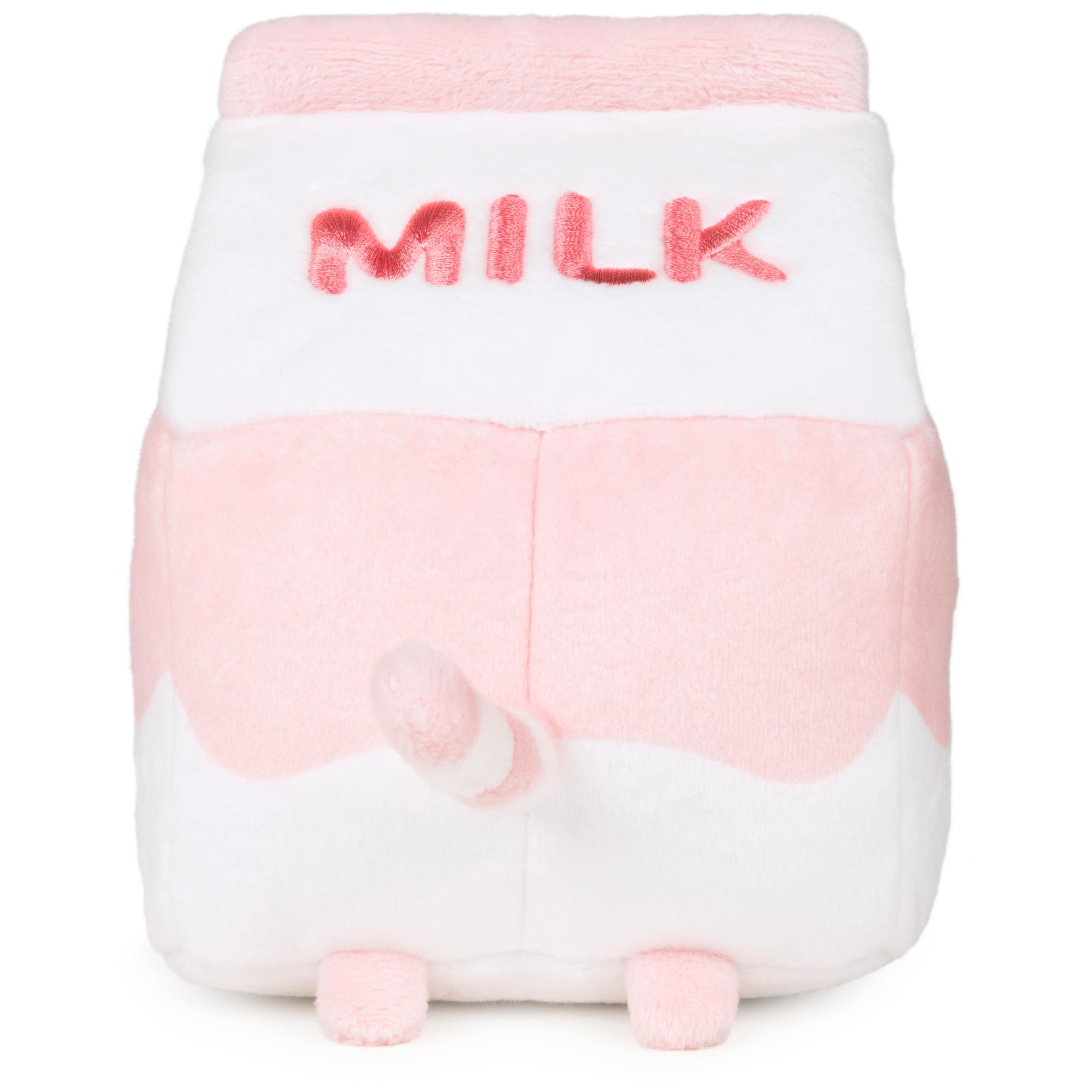 GUND Pusheen  Plush Cat Stuffed Animal for Ages 8 and Up, Green/Pink, 6”: Strawberry Milk