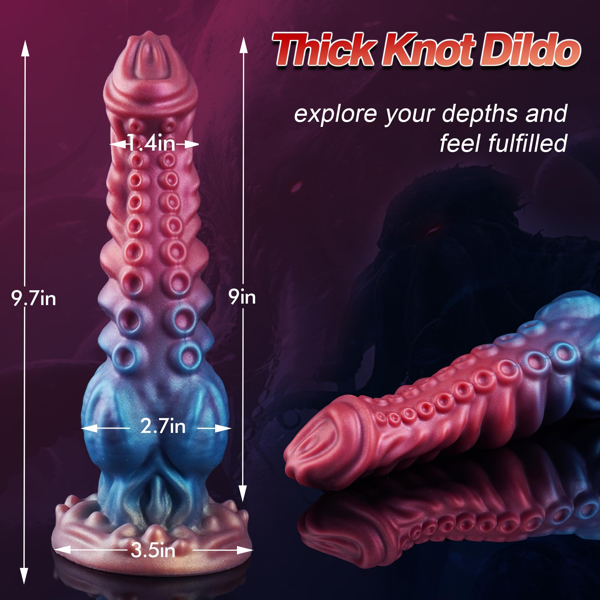 9.7" Monster Dildo and 14" Long Dildo