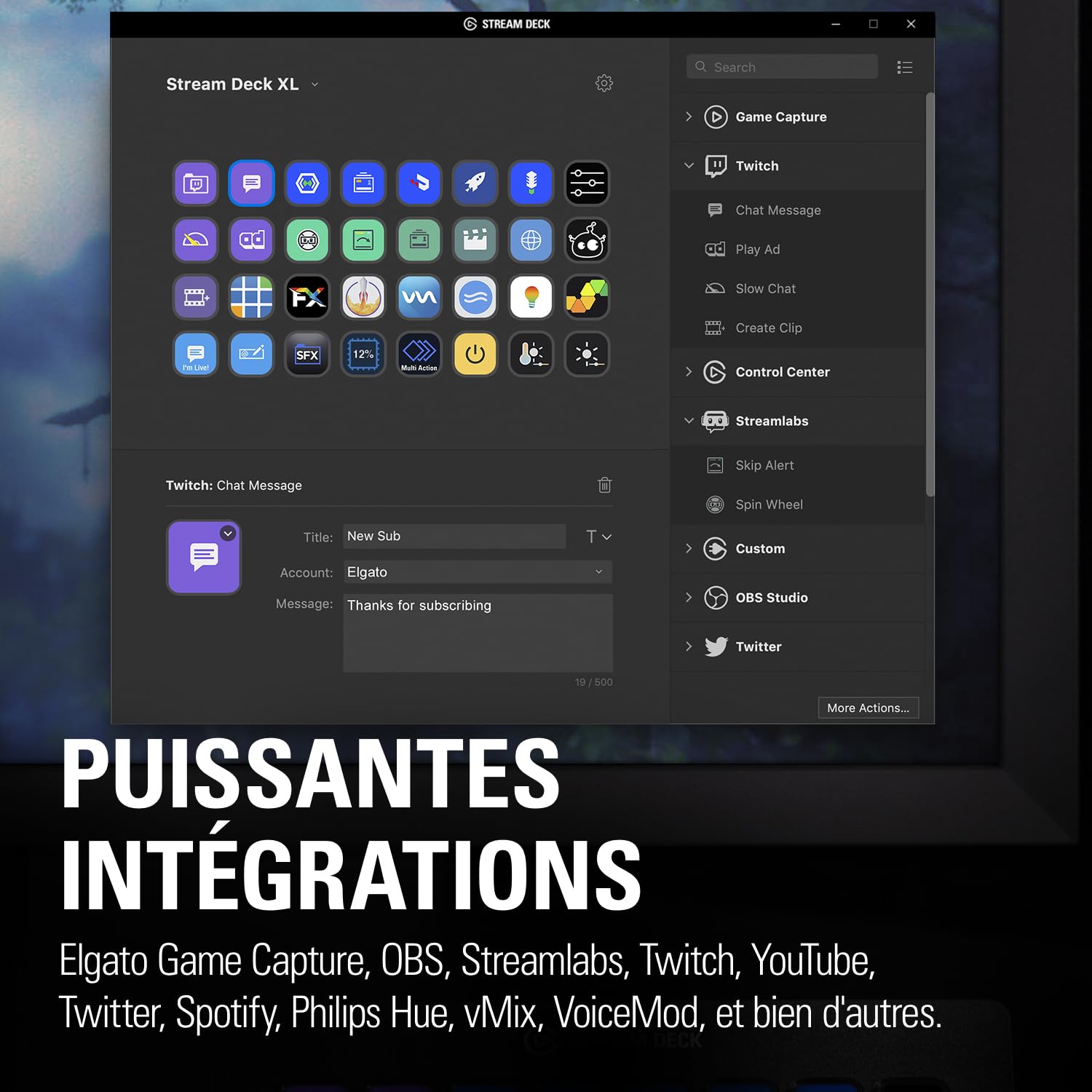 Elgato Stream Deck XL – Advanced Studio Controller, 32 macro keys, trigger actions in apps and software like OBS, Twitch, ​YouTube and more, works with Mac and PC: Elgato Stream Deck XL – Advanced Studio Controller, 32 macro keys, trigger actions in apps and software like OBS, Twitch, ​YouTube and more, works with Mac and PC