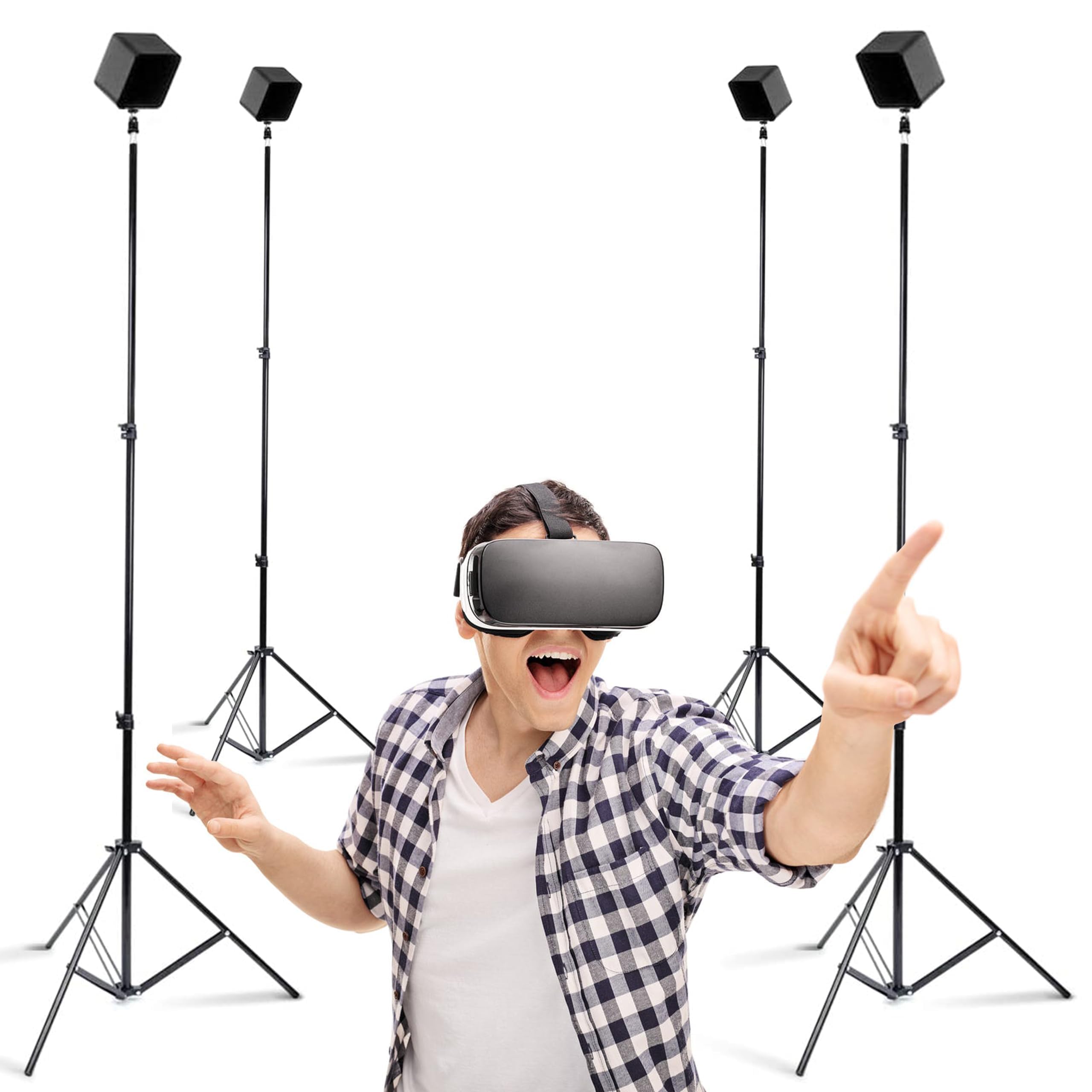 Skywin VR Tripod Stand, HTC Vive Base Station Compatible Sensor Stand and Base Station Mount for Vive Sensors or Oculus Rift Constellation () thumbnail 1