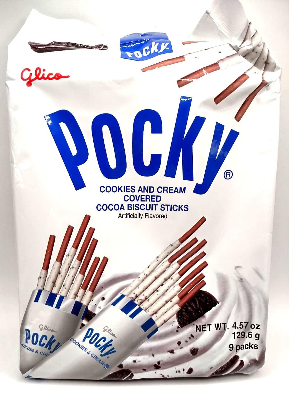 Pocky Sticks Japanese Snacks Variety Pack of 3 - Poky Stix Strawberry, Chocolate, Cookies, and Cream Asian Candy by Grateful Grocer - Image 2