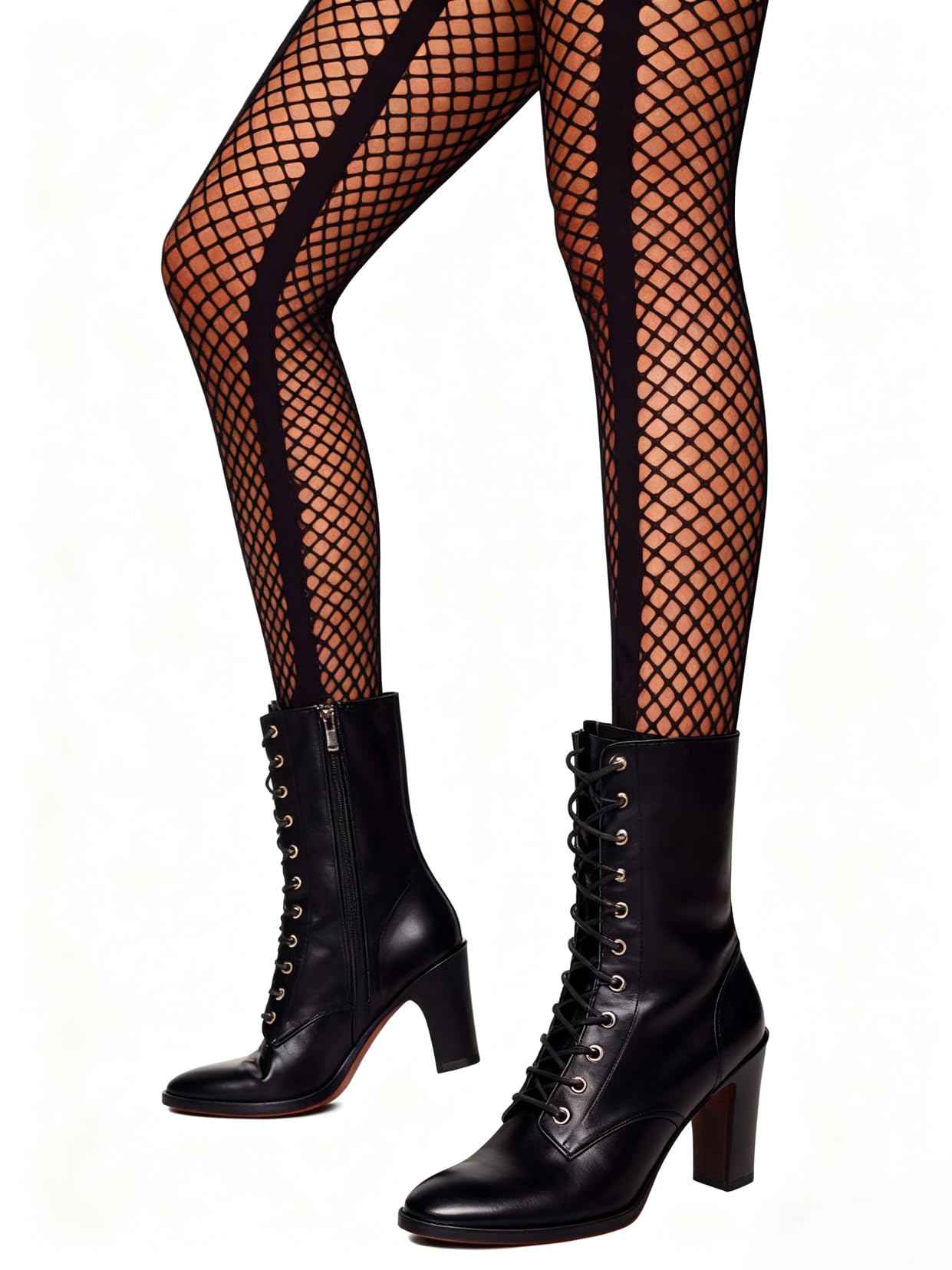 ITERDIN Black Fishnets Womens Fishnet Tights Fishnet Stockings For Women