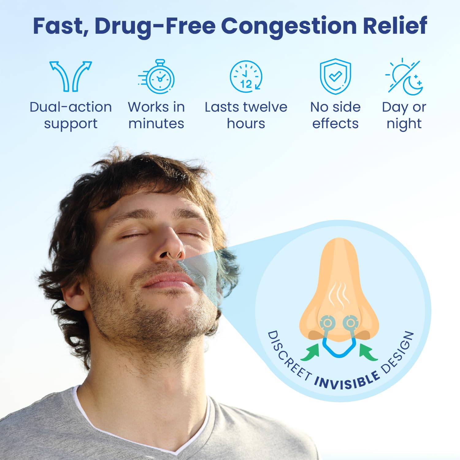 Vapor Soothers by Scenttech, Snore Reducing- Anti Snoring Aid, Nasal Dilators for Breathing, Instant Nasal Congestion Relief, Nighttime Lavender, 28 Count, Drug-Free: 28 Count (Pack of 1) Lavender