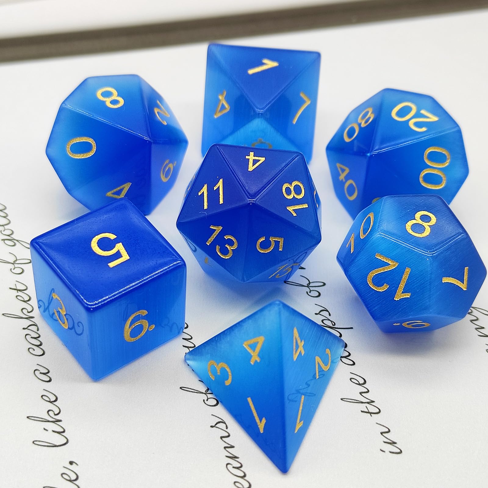 Silicone Dice Box and Mold for DND, 7 Shapes with Storage Box, Epoxy Mold for Casting and Storing Dice, DIY D&D Game Lovers Gifts