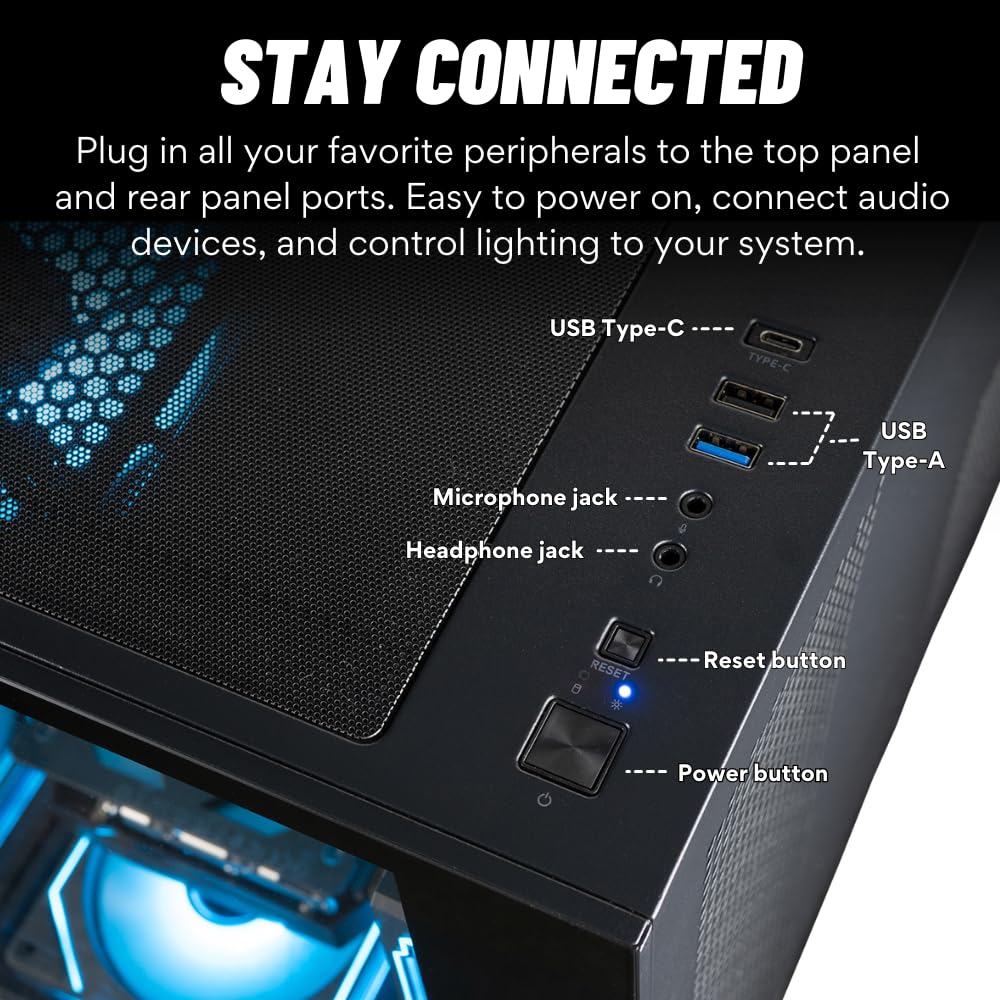 Panorama Gaming PC Desktop (NVD GeForce RTX 5080, Intel 24-Core i9-14900KF Processor, 96GB DDR5 RAM, 2x2TB Gen4 NVMe SSD, WiFi 6E, HDMI, Windows 11 Pro) Best 2025 Prebuilt Tower RGB Gamer Computer