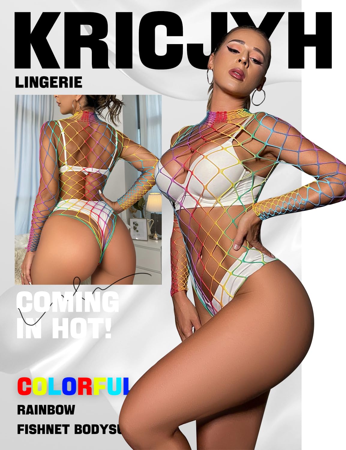 KRICJYH Lingerie for Women Sexy Bodysuit Fishnet Sparkle Rhinestone Teddy One Piece Babydoll Stripper Outfits Exotic: KRICJYH Lingerie for Women Sexy Bodysuit Fishnet Sparkle Rhinestone Teddy One Piece Babydoll Stripper Outfits Exotic