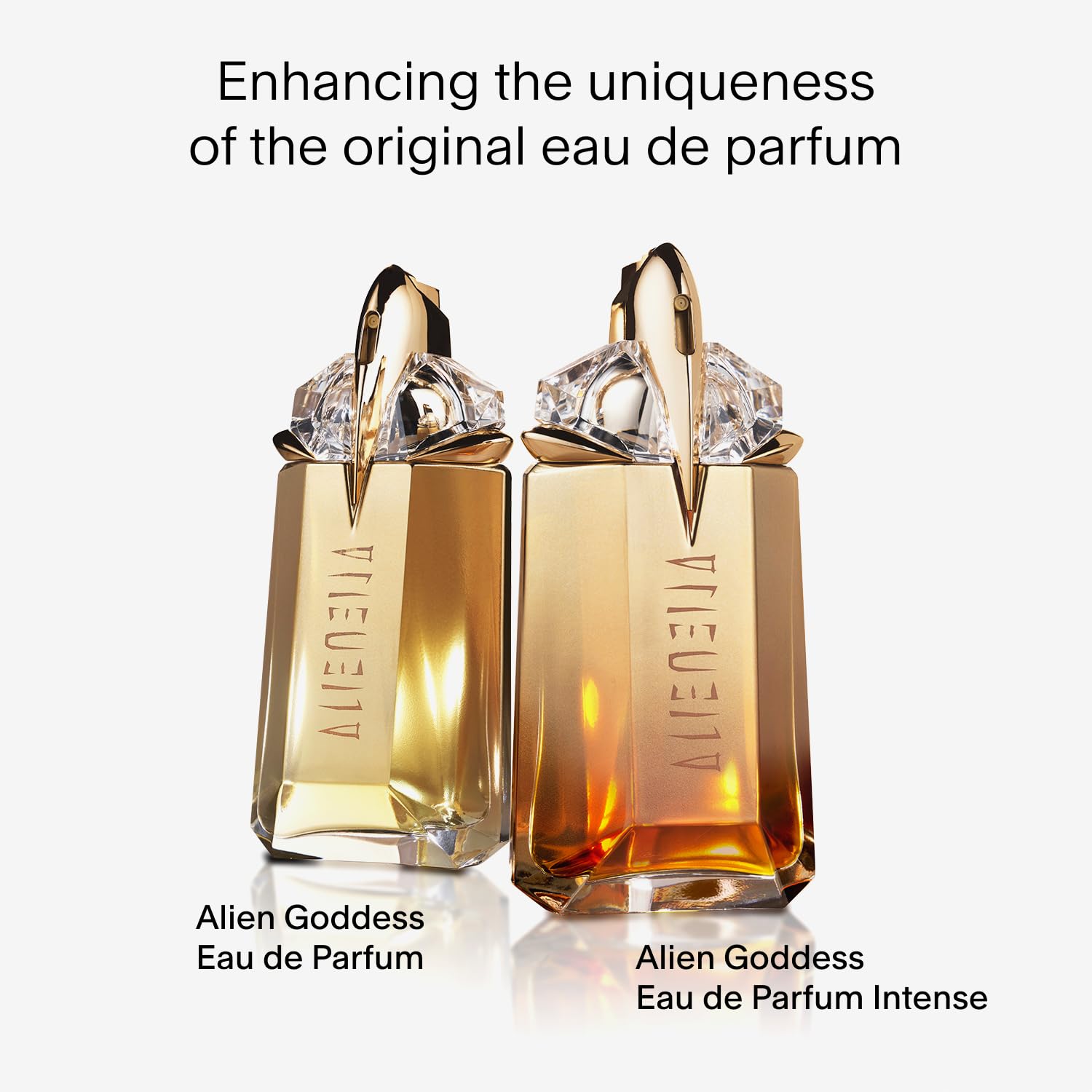 MUGLER Alien Goddess Intense - Eau de Parfum - Women's Perfume - Floral & Woody - With Bergamot, Jasmine, and Vanilla - Long Lasting Fragrance: 1 Fl Oz (Pack of 1)