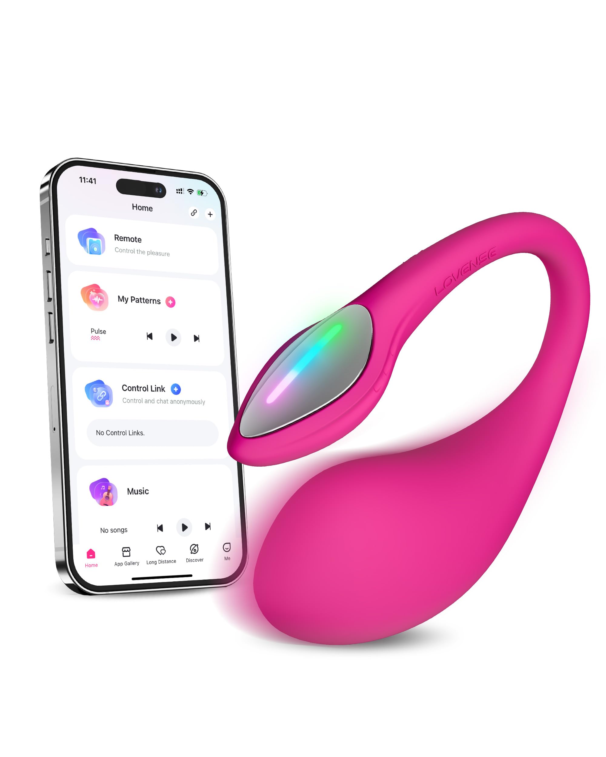 LOVENSE Lush 4 Remote Control G-spot Vibrator, Wearable Long Distance Adult Sex Toys & Games with LED Light, App Controlled Egg Vibrators for Women Couples, Powerful Vibration, Discreet, Waterproof: LOVENSE Lush 4 Remote Control G-spot Vibrator, Wearable Long Distance Adult Sex Toys & Games with LED Light, App Controlled Egg Vibrators for Women Couples, Powerful Vibration, Discreet, Waterproof