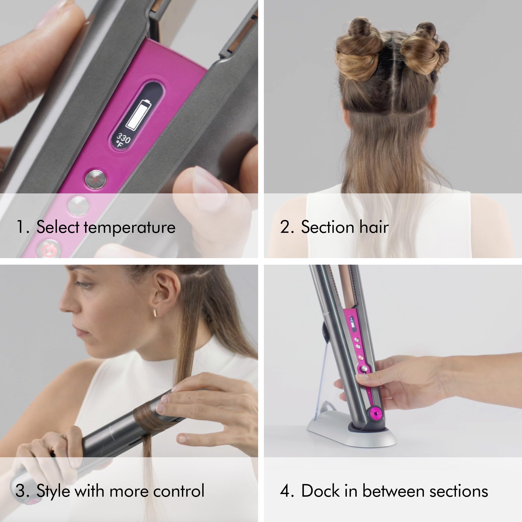 Dyson Corrale™ Hair Straightener: Nickel/ Copper