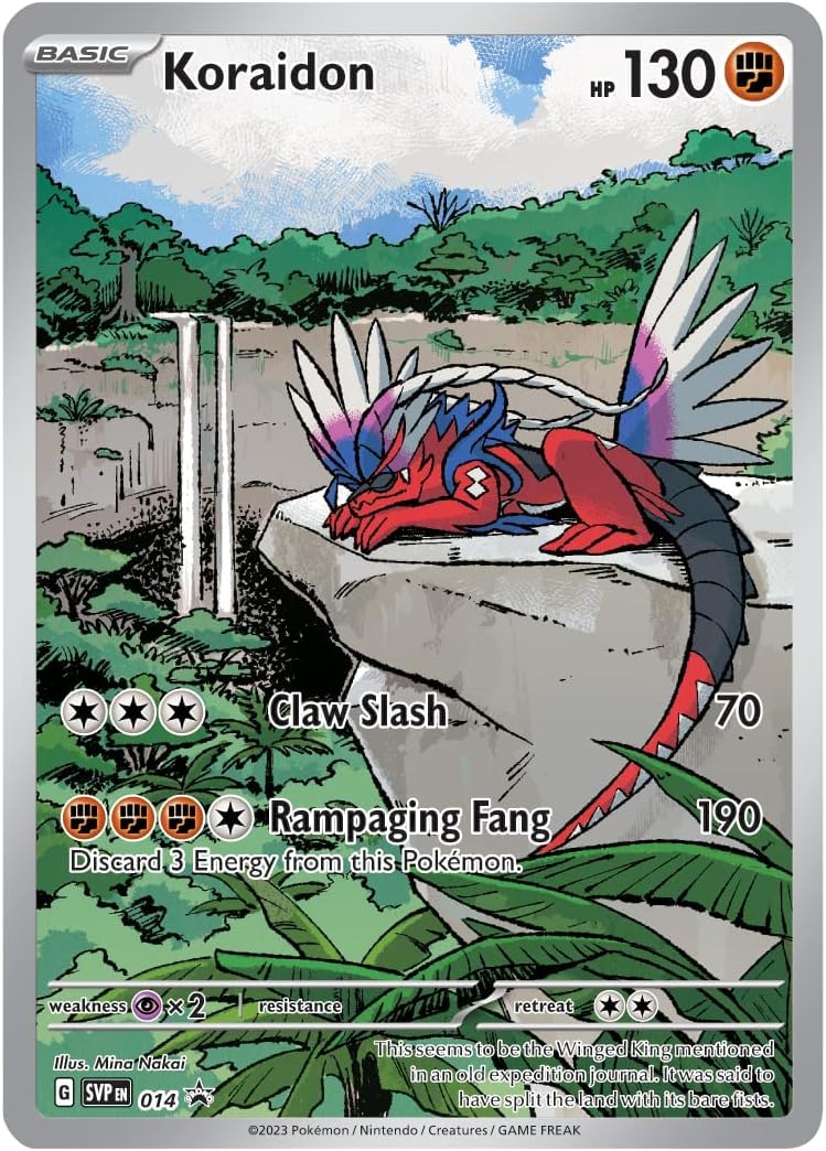 Pokémon TCG: Scarlet & Violet Elite Trainer Box (Miraidon Purple or Koraidon Red, ): Random Color