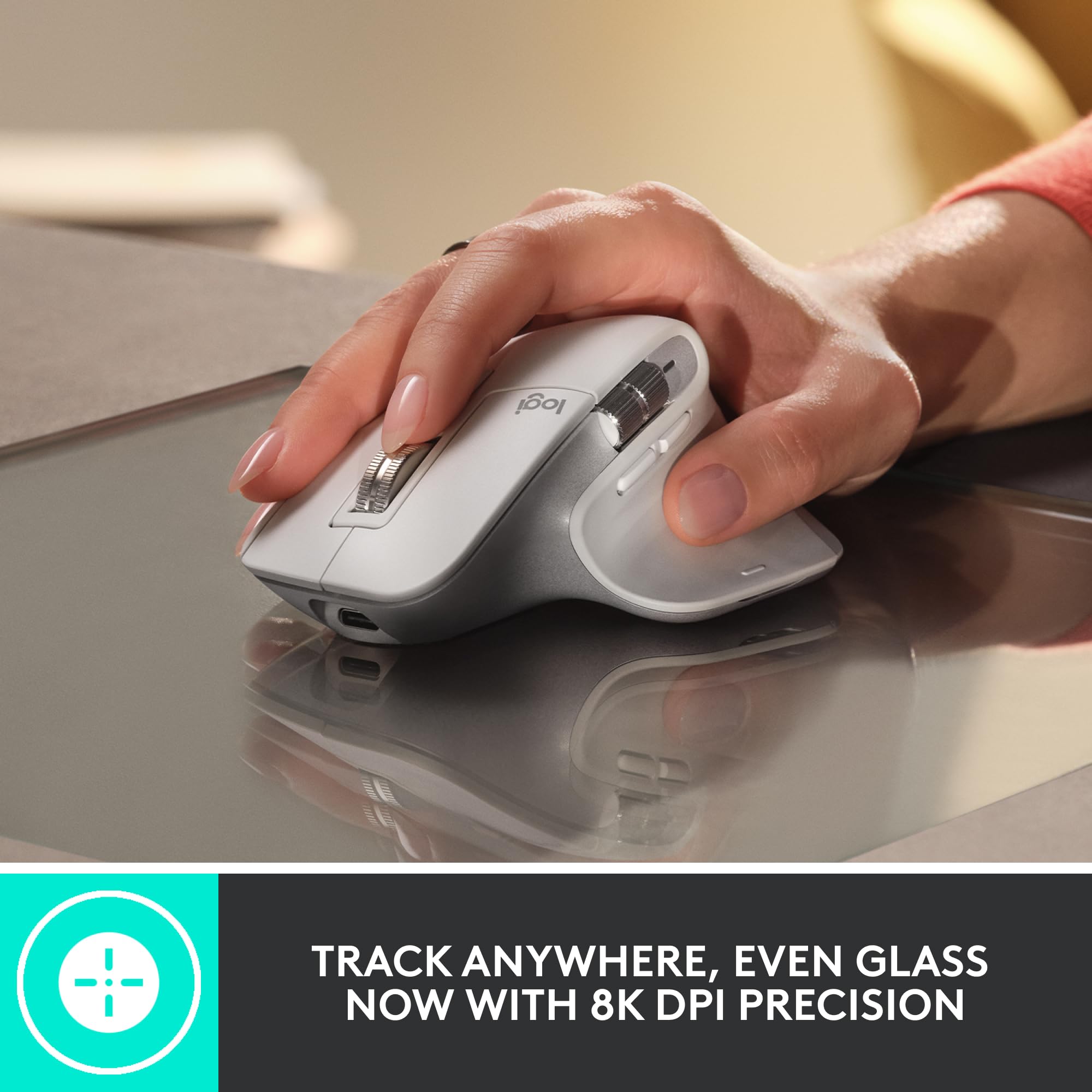 Logitech MX Master 3S Wireless Mouse Standard Edition with Logi Bolt USB Receiver, Ultra-fast Scrolling, Ergo, 8K DPI, Track on Glass, Quiet Clicks, USB-C, Bluetooth, Windows, Linux, Chrome - Graphite: Graphite Mouse w. USB Receiver