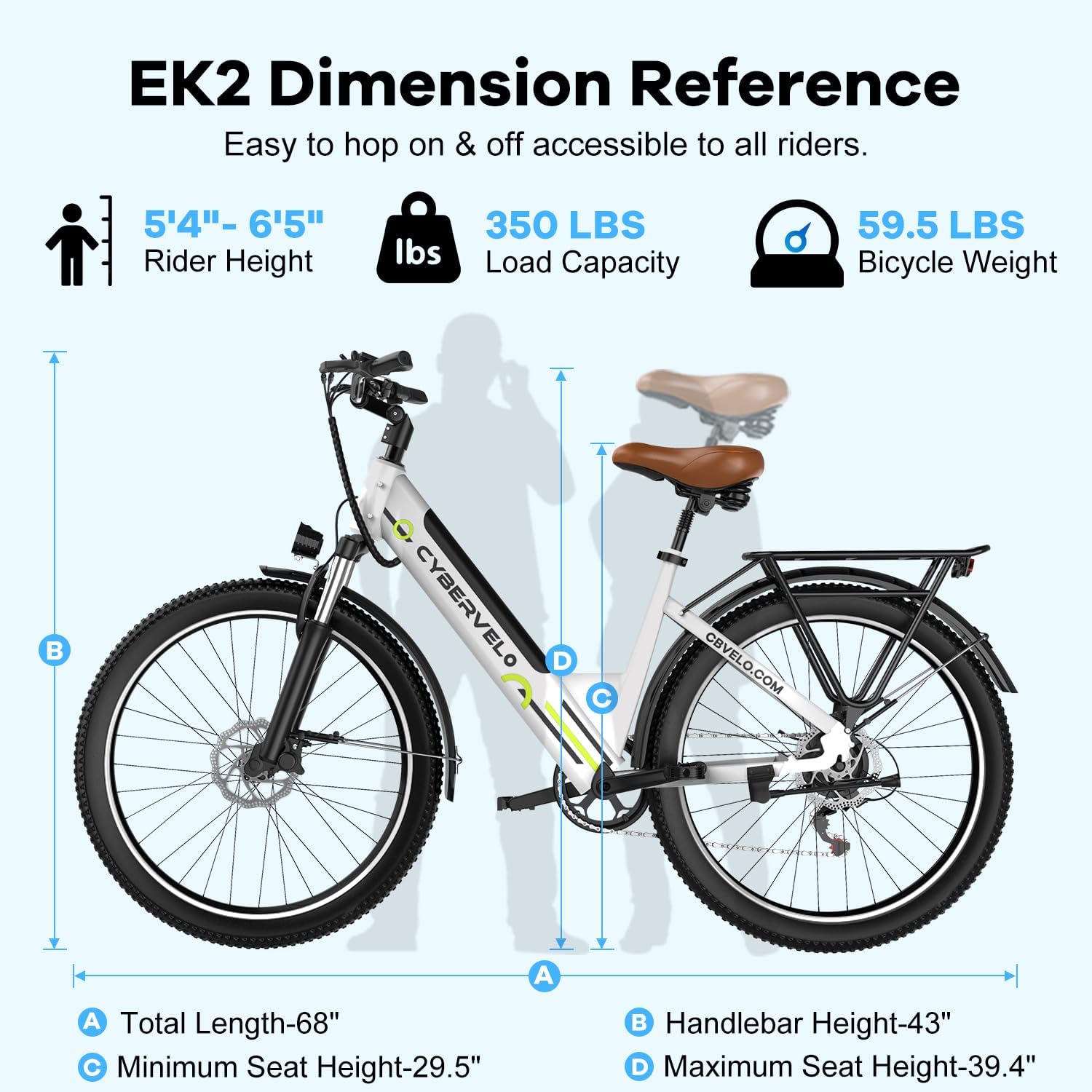 Cybervelo 1000 Peak Electric Bike for Adults,up 80 Miles Removable Battery Ebike, 26" Electric E Bike with 7-Speed,Adult Electric Bicycles for Commute Beach Snow Womens All Terrain
