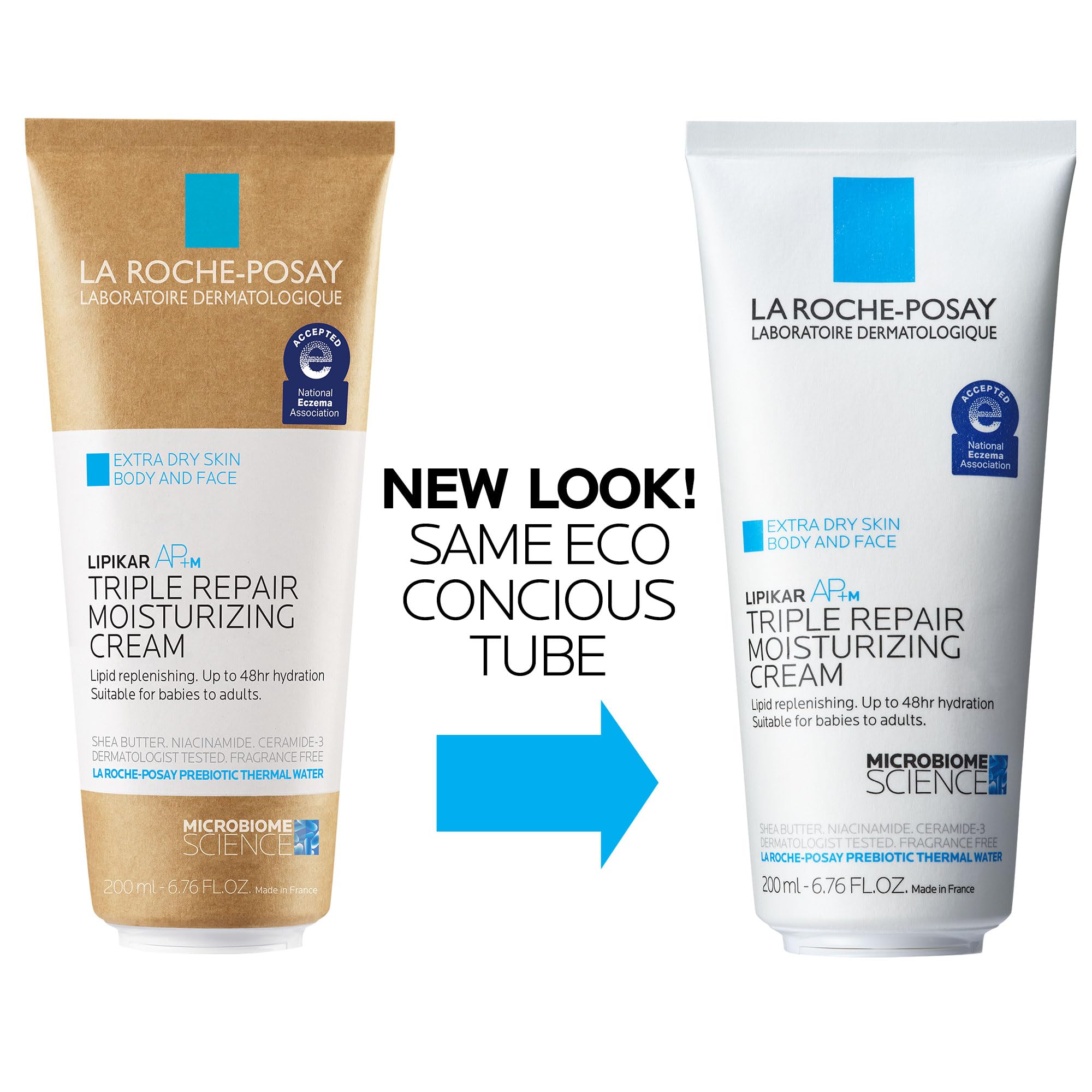 La Roche-Posay Lipikar AP+ Triple Repair Moisturizing Cream | Face & Body Lotion For Dry Skin | Shea Butter & Niacinamide Moisturizer | Gentle Face & Body Cream For Dry, Rough & Sensitive Skin: 6.7 Fl Oz (Pack of 1)