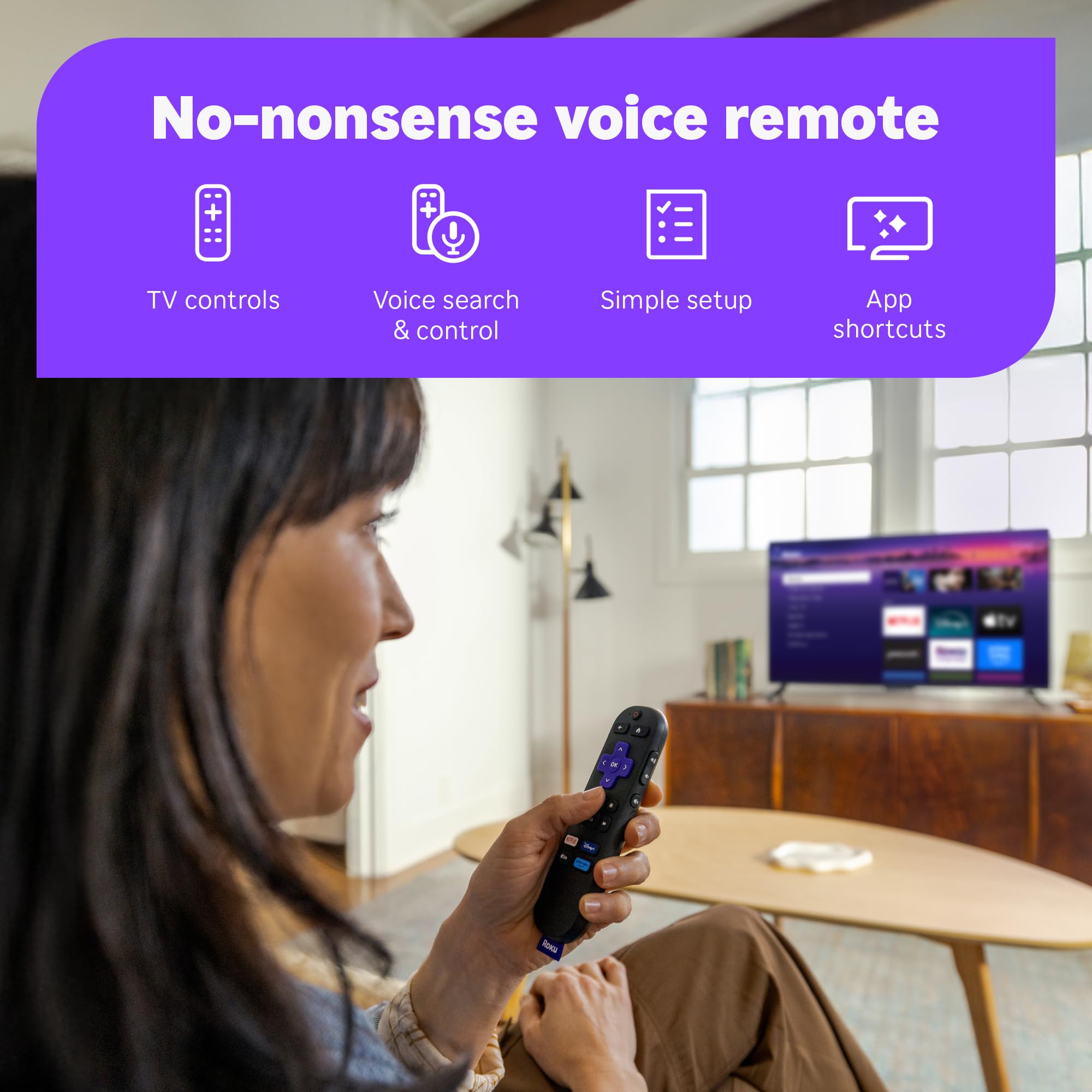 Roku Streaming Stick 4K - HDR & Dolby Vision Roku Streaming Device for TV with Voice Remote & Long-Range Wi-Fi - Free & Live TV thumbnail 5