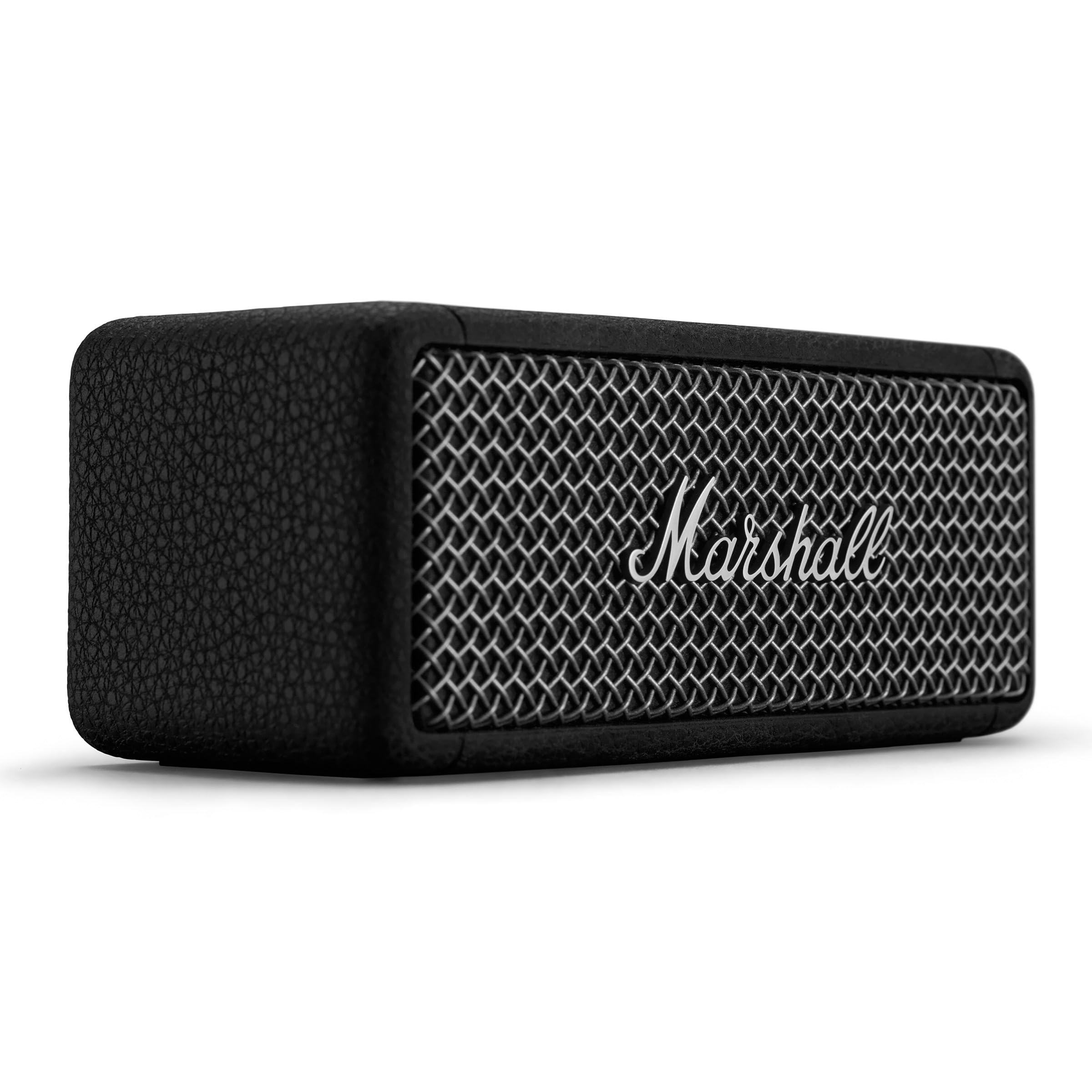 Marshall Emberton II Portable Bluetooth Speaker, Black & Brass: Emberton II Black & Steel