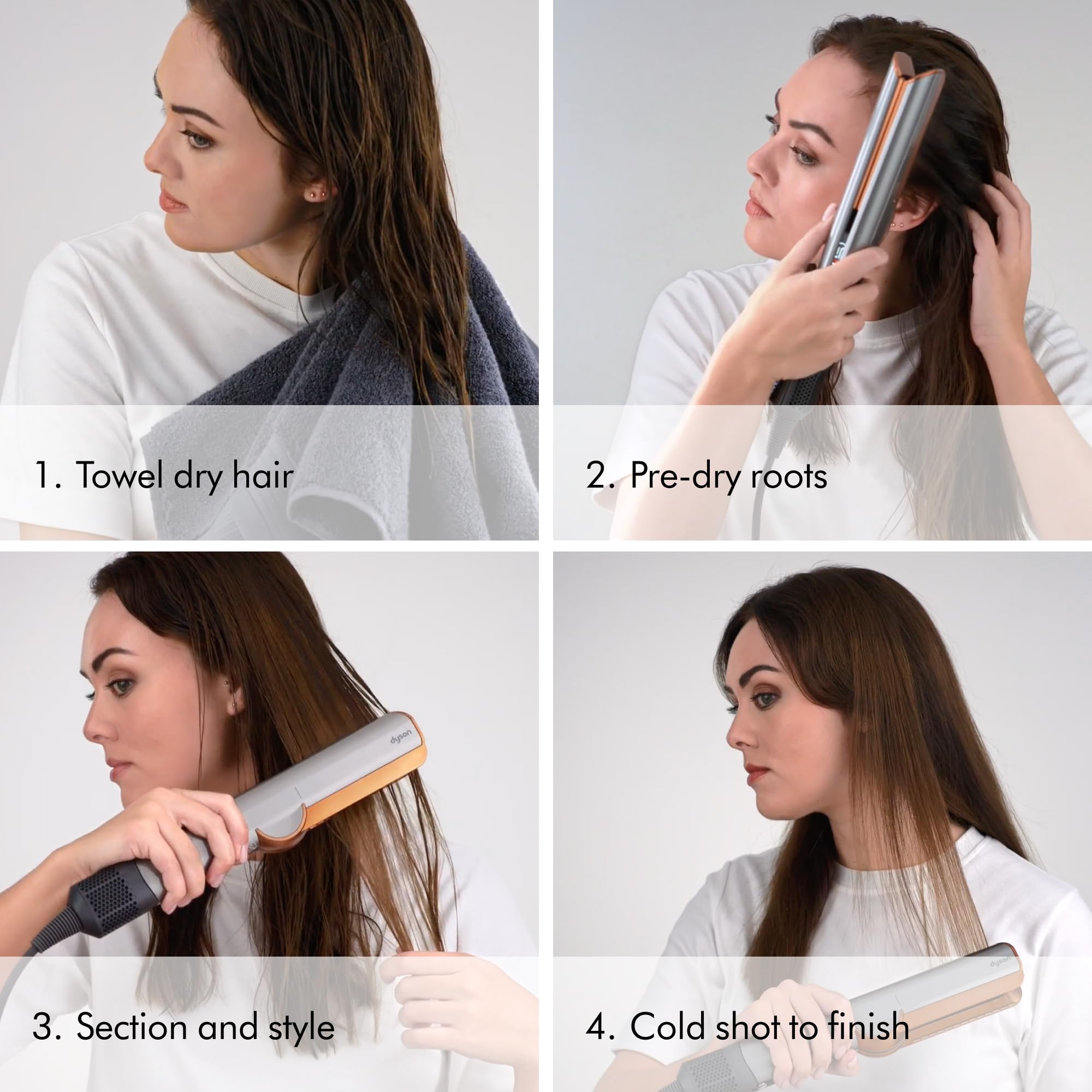 Dyson Airstrait™ Straightener: Nickel / Copper
