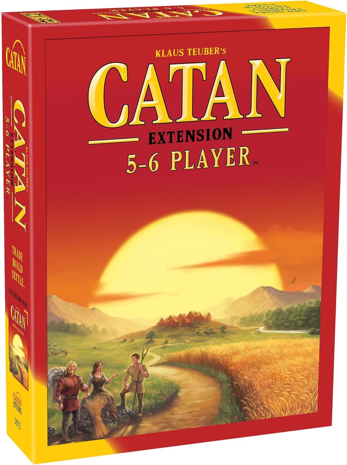 CATAN Board Game - Embark on a Journey of Discovery and Trade! Civilization Building Strategy Game, Family Game for Kids & Adults, Ages 10+, 3-4 Players, 60-90 Minute Playtime, Made by CATAN Studio: 5-6 Player Extension