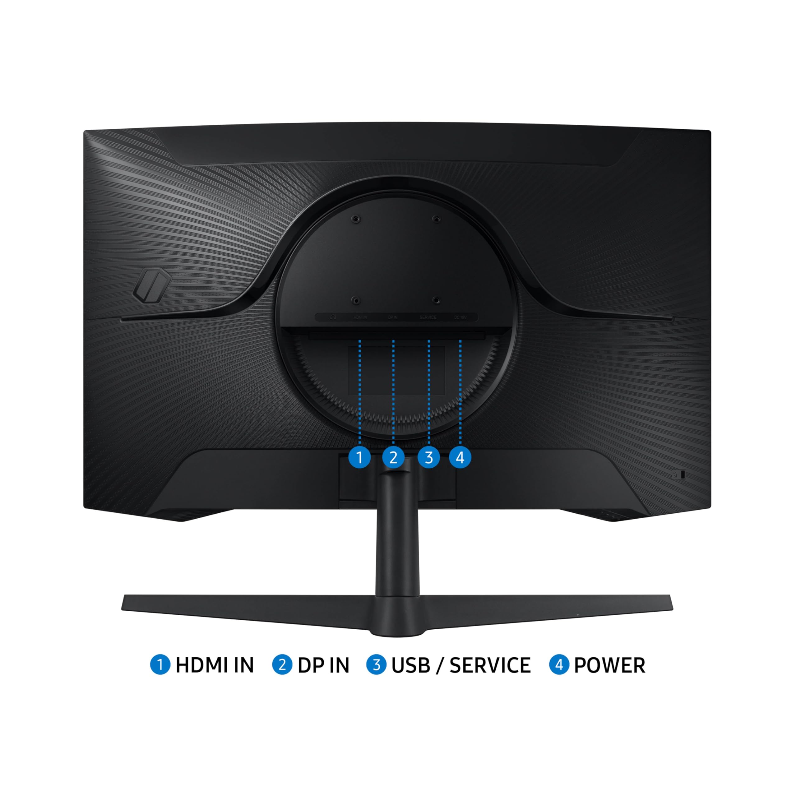 SAMSUNG Odyssey G55C Series 32" Gaming Monitor LS32CG550ENXZA, QHD, 1000R, Curved, 1ms(MPRT), HDR10, 165Hz, AMD Radeon FreeSync, Eye Care, Glare Free, Sharp Resolution, 2024: 32-inch