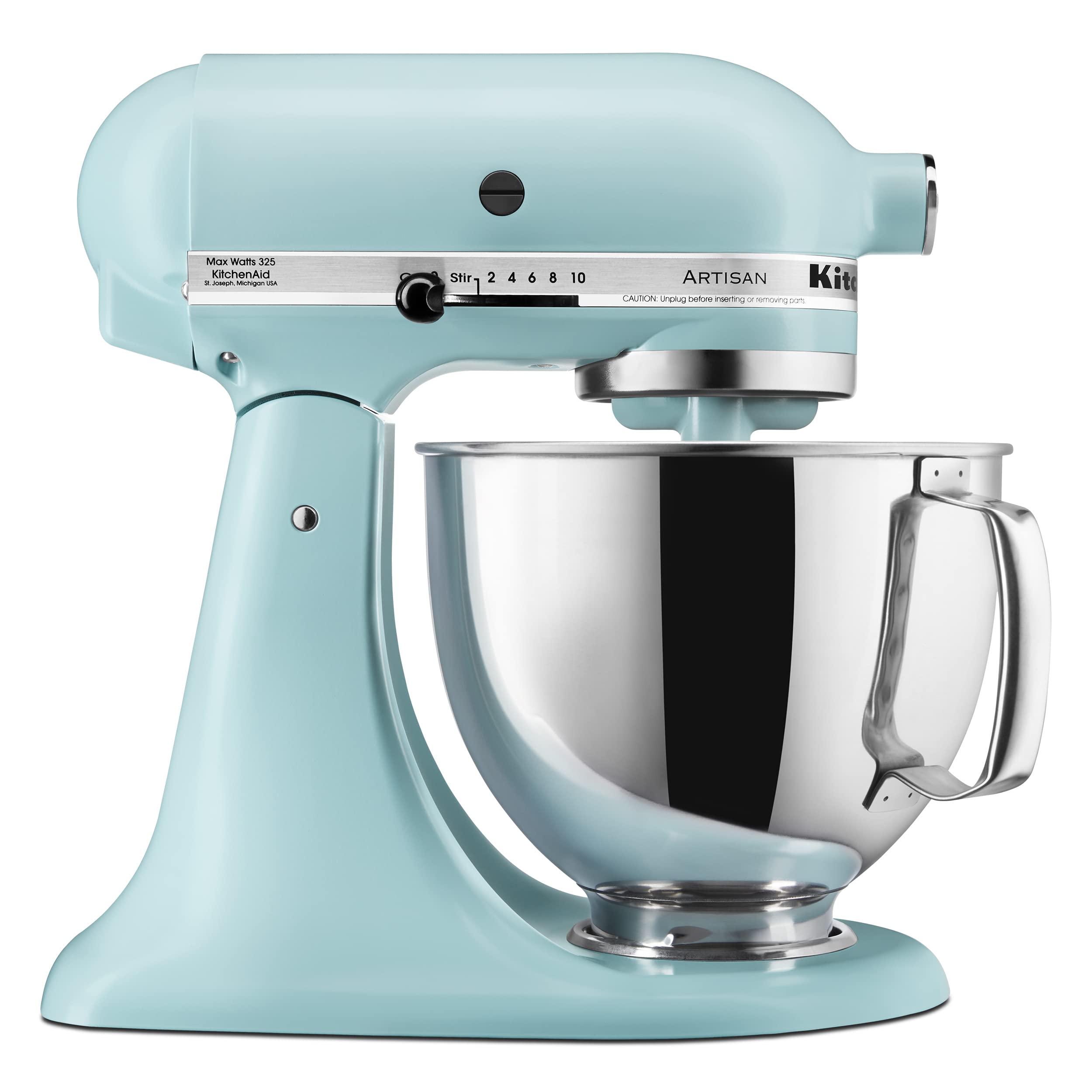 KitchenAid Artisan Series 5 Quart Tilt Head Stand Mixer with Pouring Shield KSM150PS,: Mineral Water Mixer + Slicer/Shredder Attachment