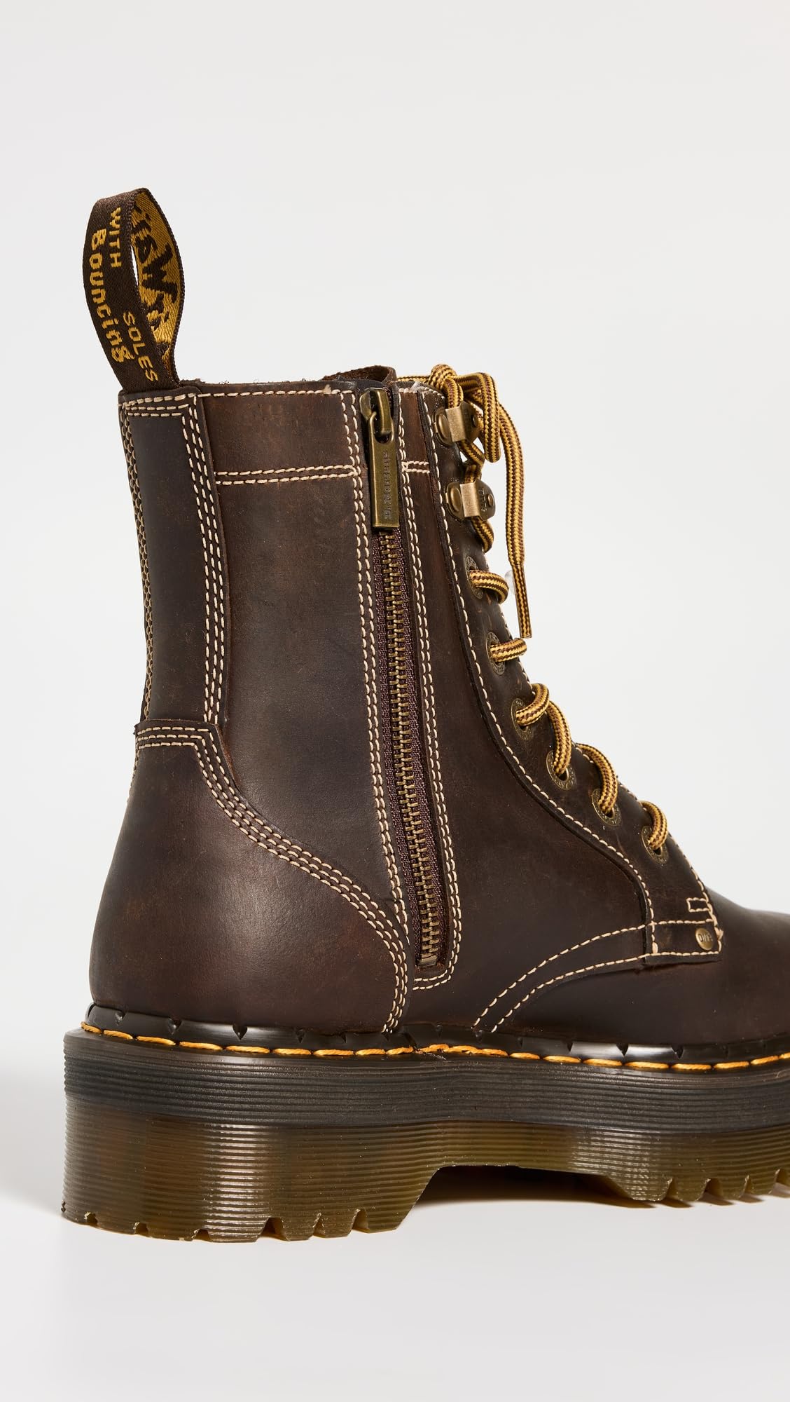 Dr. Martens Unisex Jadon Arc Boots: 7 Women/6 Men Dark Brown