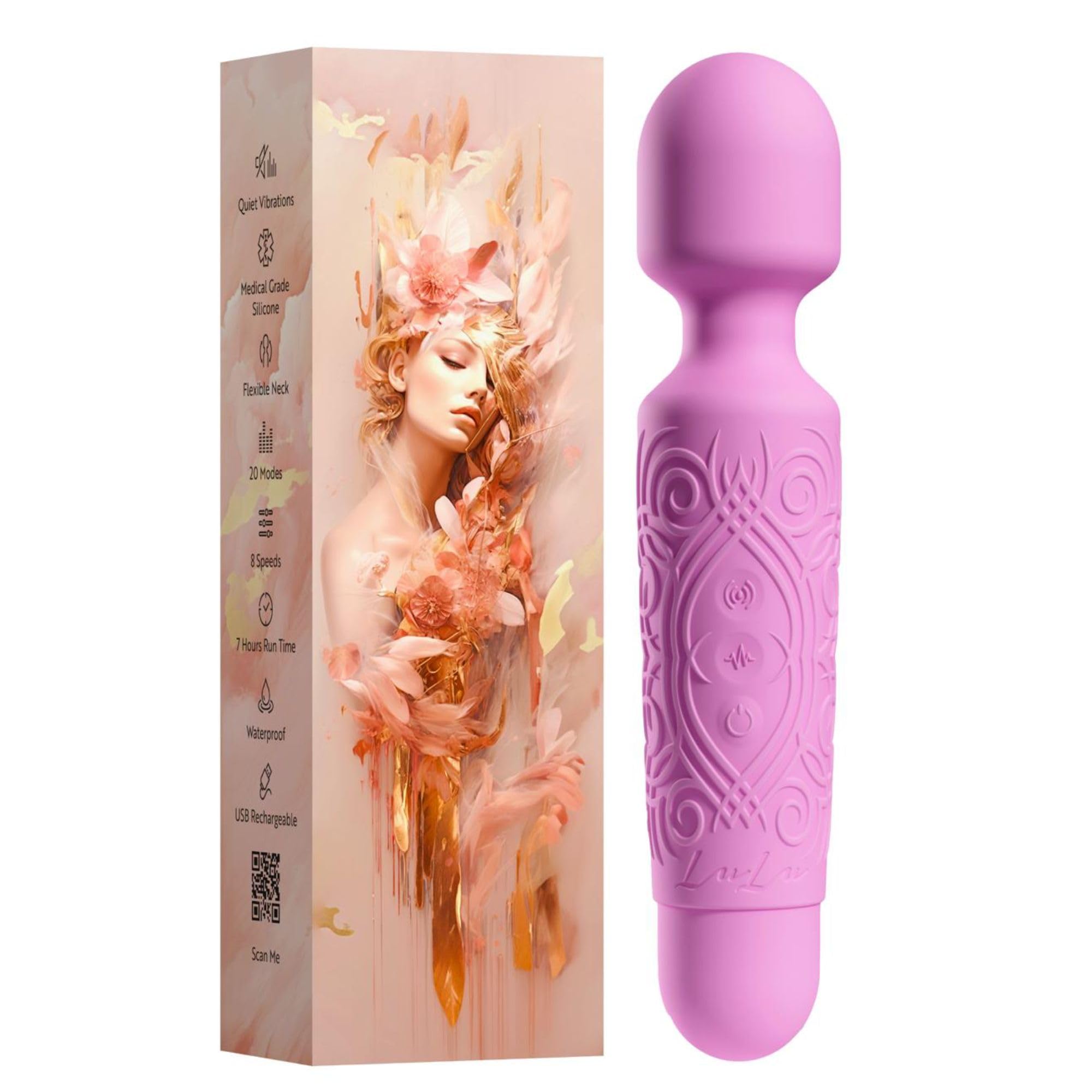 LuLu Vibrator, Vibrators, Womens Sex Toys, Female Sex Toy, Vibrater, Mini Vibrator Wand, Sexy Toys, Sexual Pleasure Tools for Women, Sextoy, Wand Vibrator - thumbnail 1