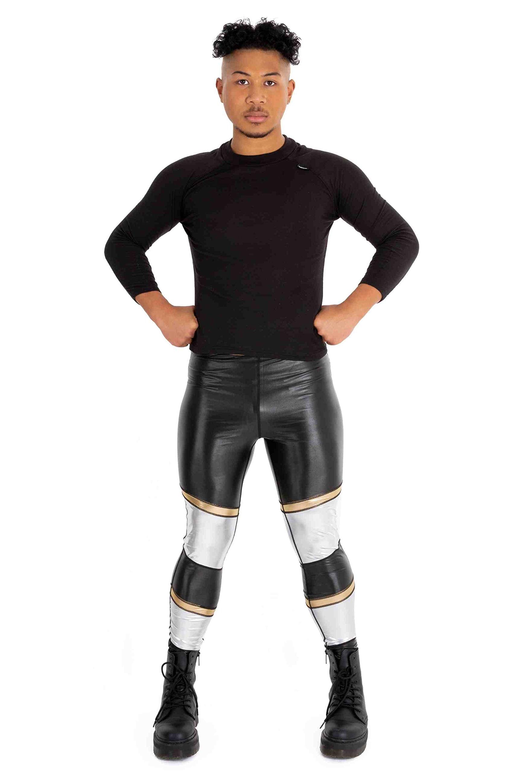 Kapow Meggings Metallic & Special Material Men's Leggings