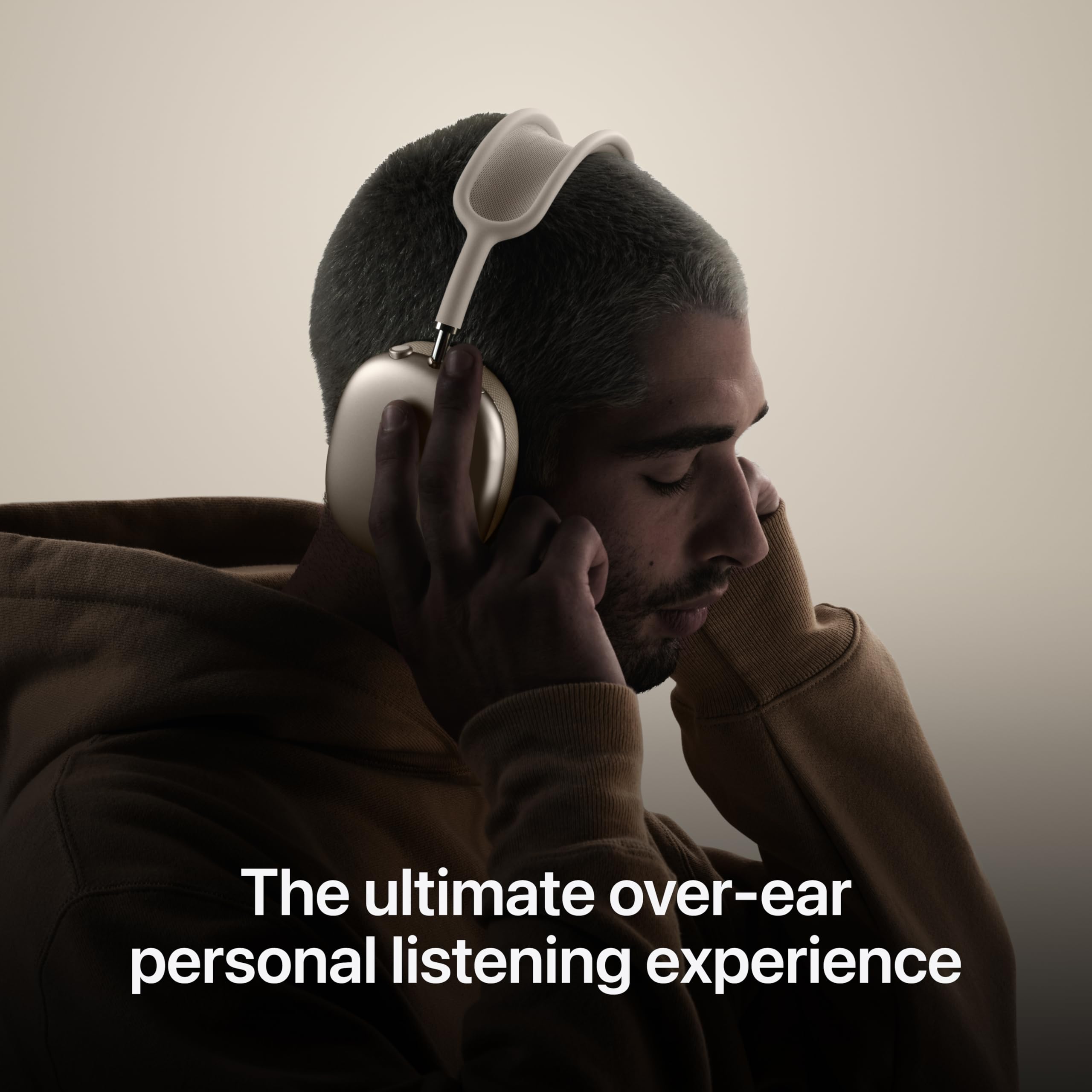 Apple AirPods Max Wireless Over-Ear Headphones, Active Noise Cancelling, Transparency Mode, Personalized Spatial Audio, Dolby Atmos, Bluetooth Headphones for iPhone – Space Gray: USB-C Midnight With AppleCare+ (2 Years)