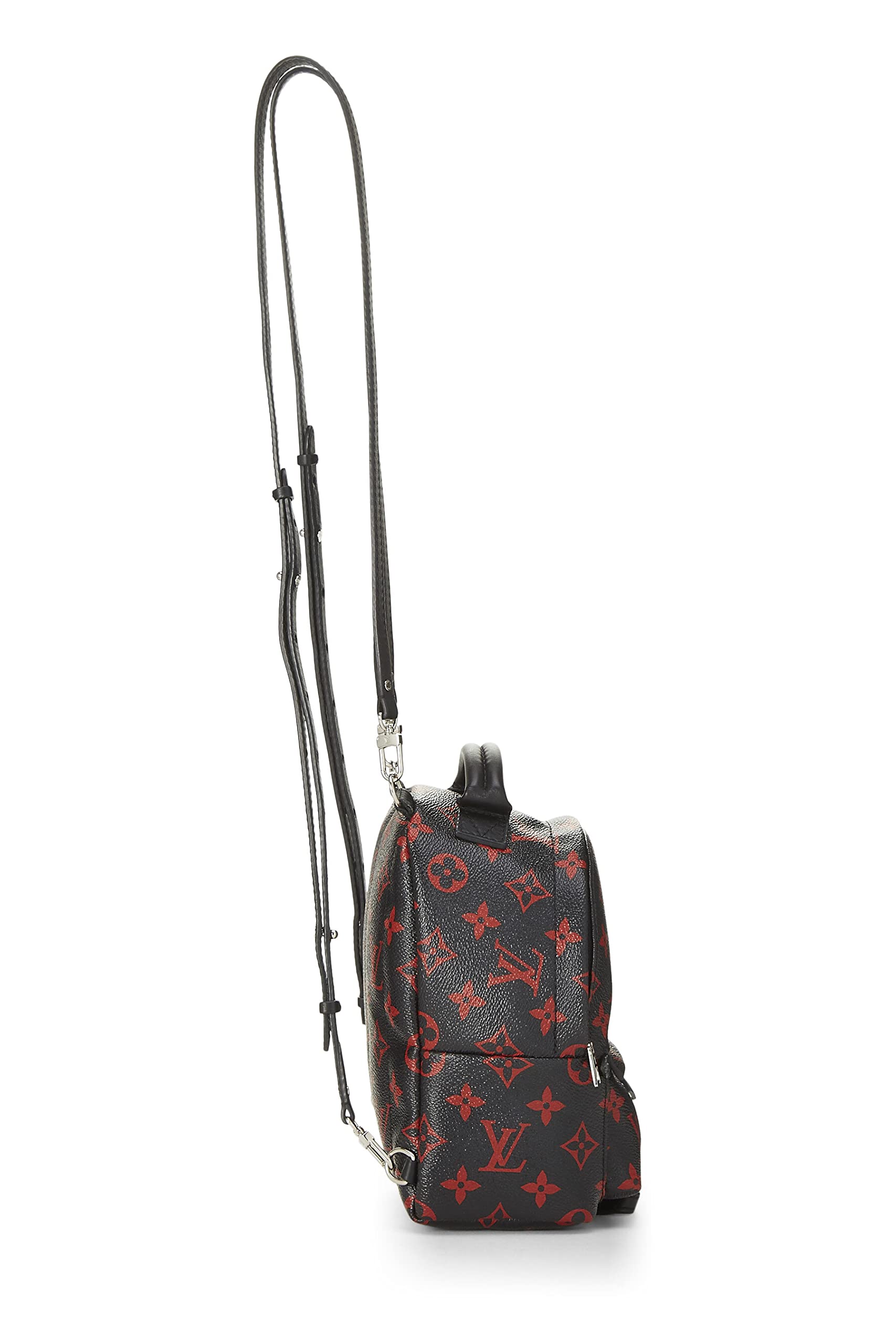Louis Vuitton, Pre-Loved Monogram Infrarouge Palm Springs Backpack Mini, Black: Louis Vuitton, Pre-Loved Monogram Infrarouge Palm Springs Backpack Mini, Black