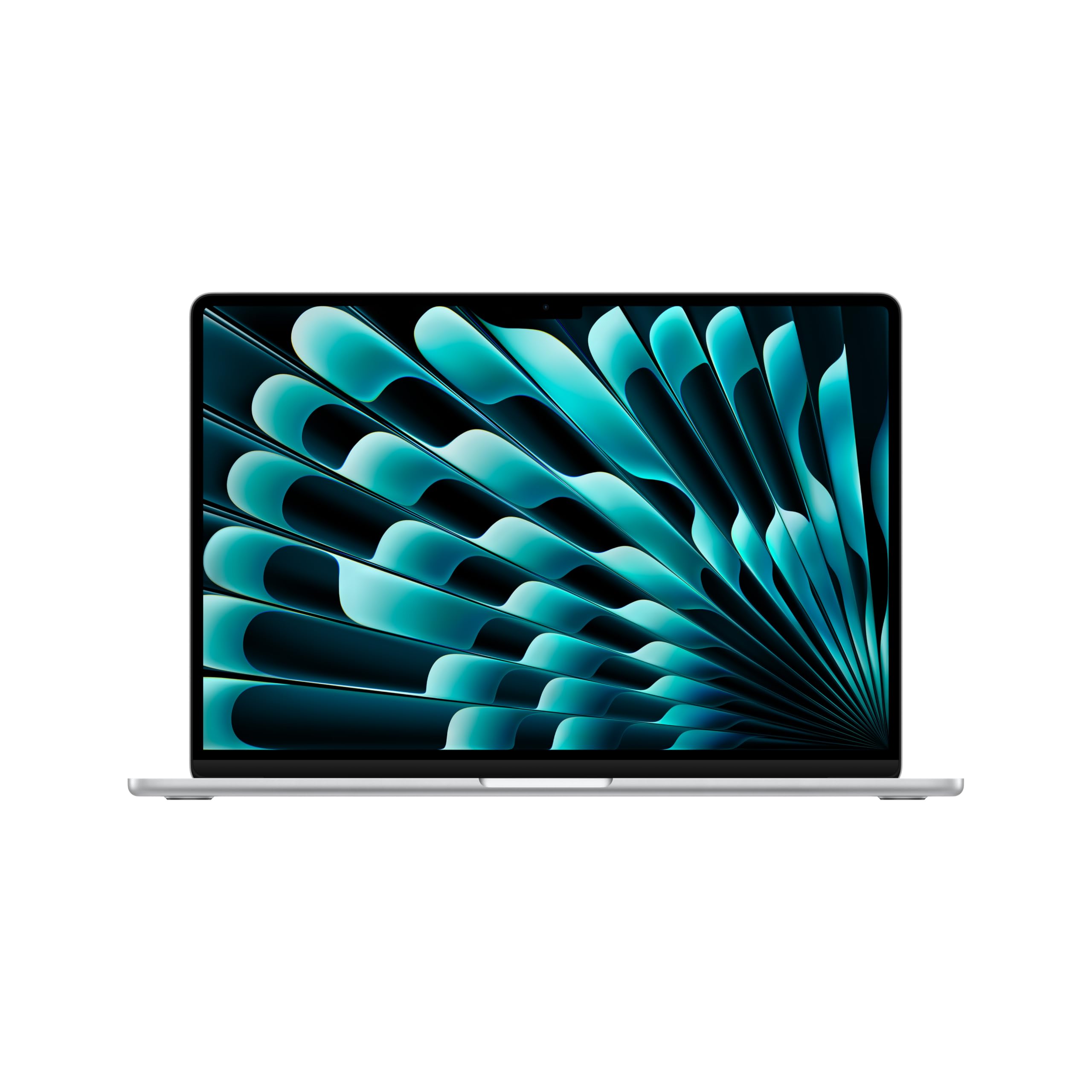 Apple 2024 MacBook Air 15-inch Laptop with M3 chip: Built for Apple Intelligence, 15.3-inch Liquid Retina Display, 8GB Unified Memory, 256GB SSD Storage, Backlit Keyboard, Touch ID; Midnight: 16GB Unified Memory, 256GB SSD Storage Silver without AppleCare+