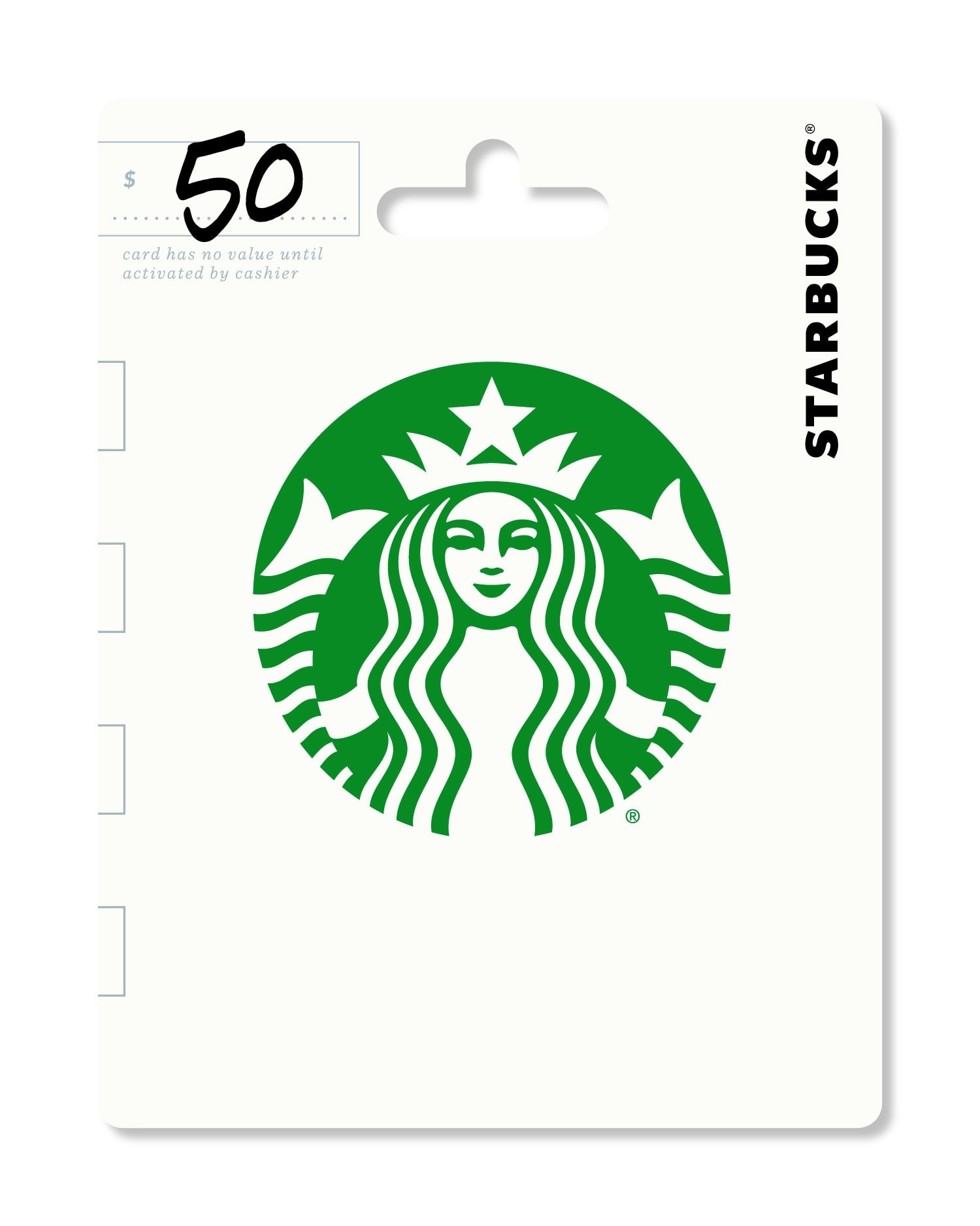 Starbucks Gift Card: 50 Traditional