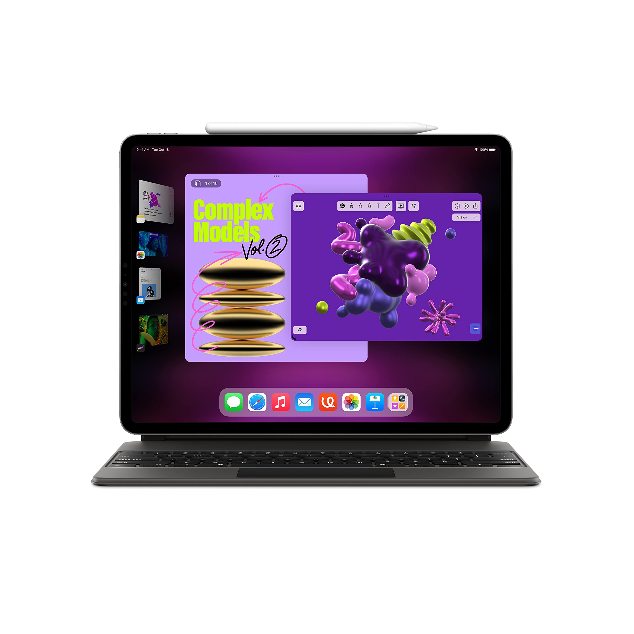 2022 Apple iPad Pro (12.9-inch, Wi-Fi, 128GB) - Space Gray (Renewed)
