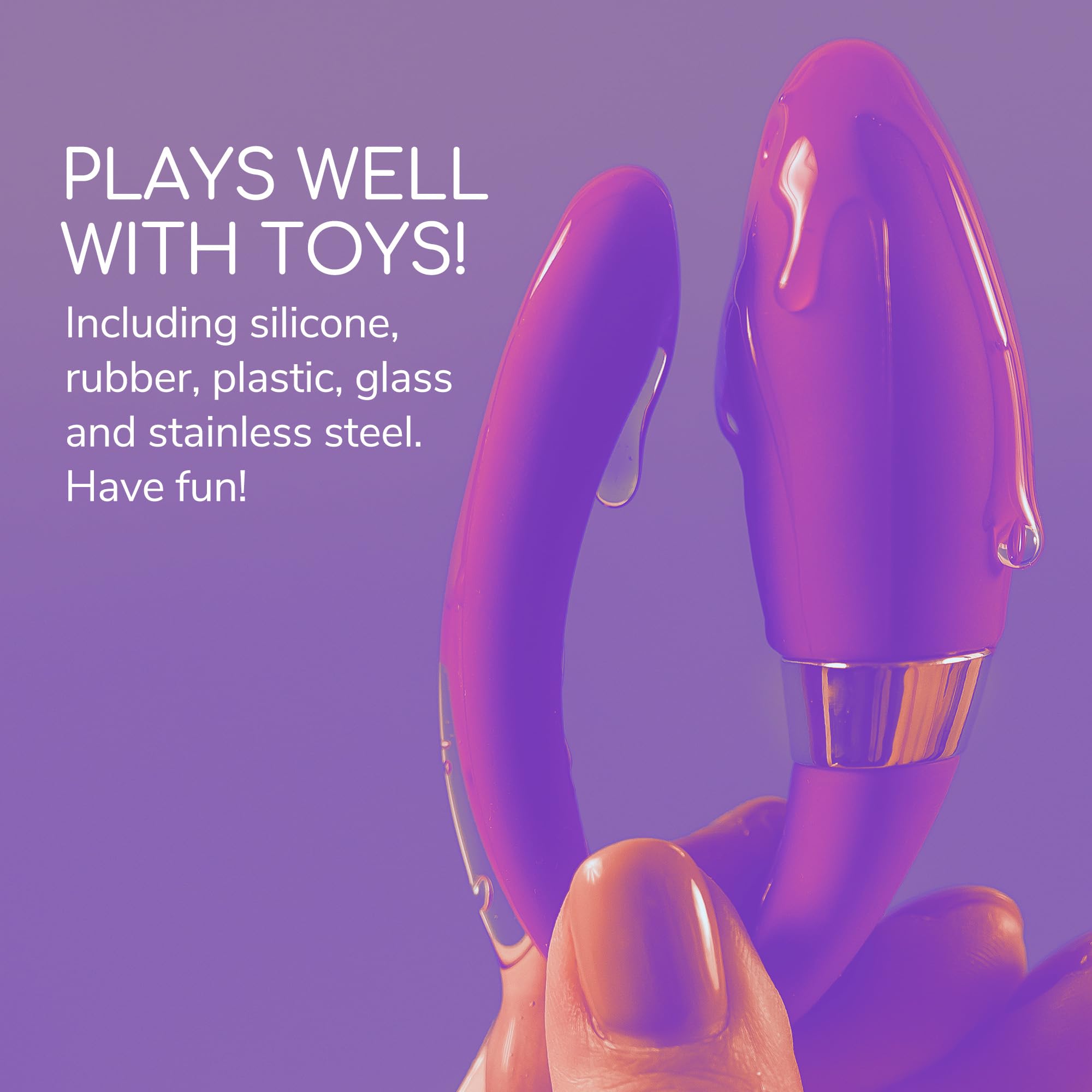Astroglide Water Based Lube (5oz), Toy 'n Joy Personal Lubricant for Male and Female Sex Toys